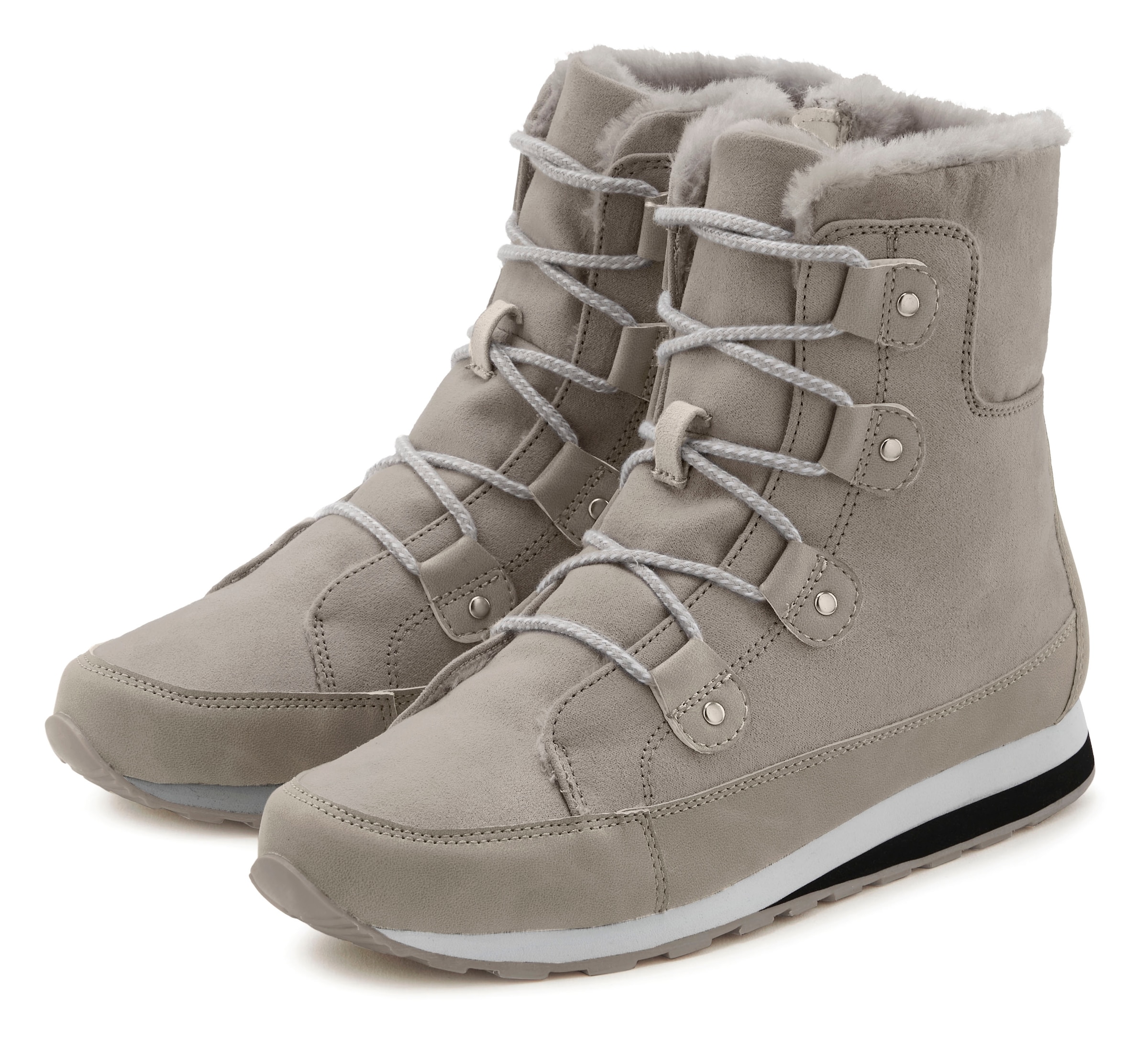 Vivance Stiefelette, mit Warmfutter, Winterstiefel, Stiefel, Boots VEGAN