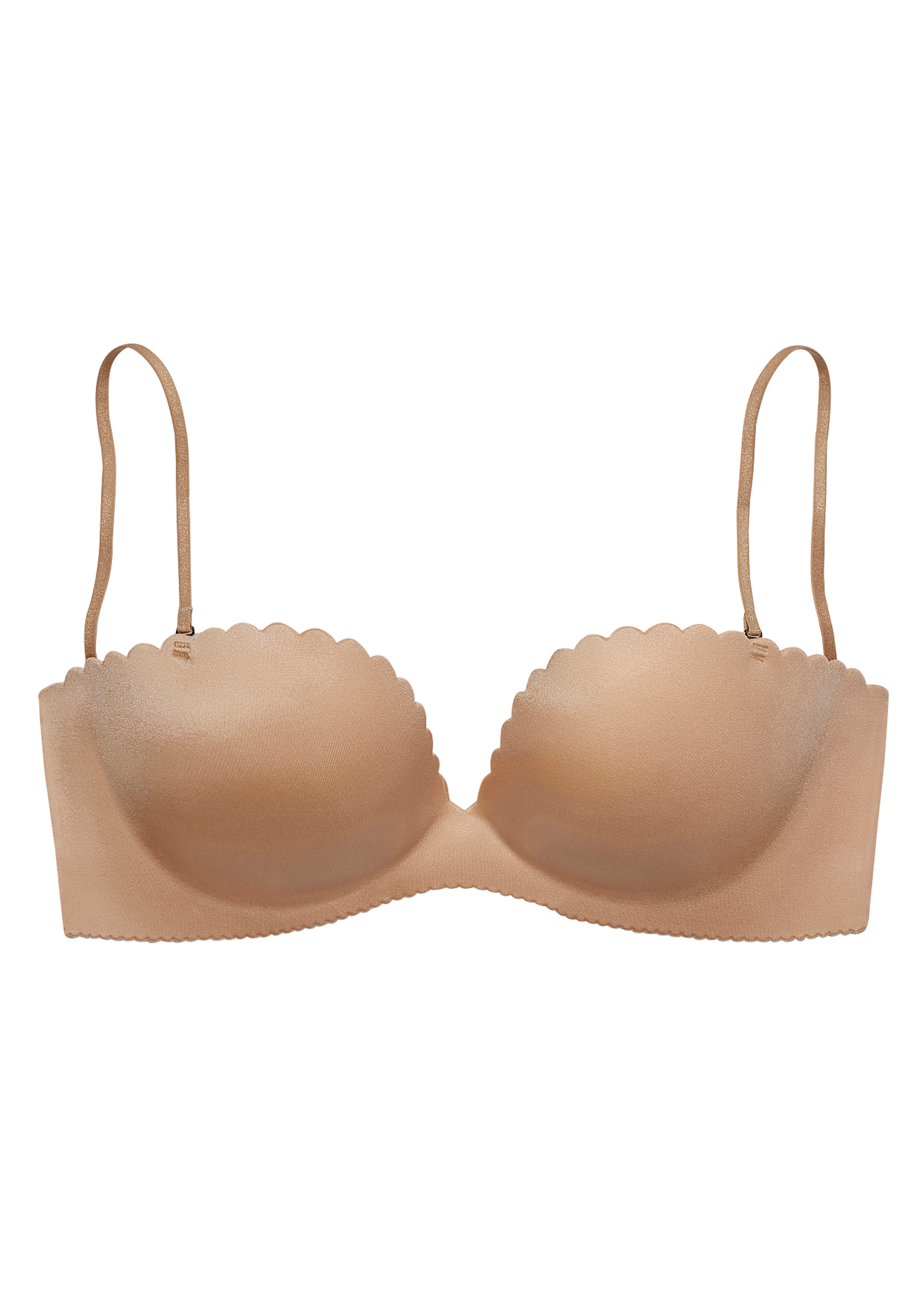 LASCANA Push-up-BH, | Trägern & Lingerie Bademode, extraflacher und Muschelkante, abnehmbaren kaufen LASCANA » mit Unterwäsche Basic online Dessous