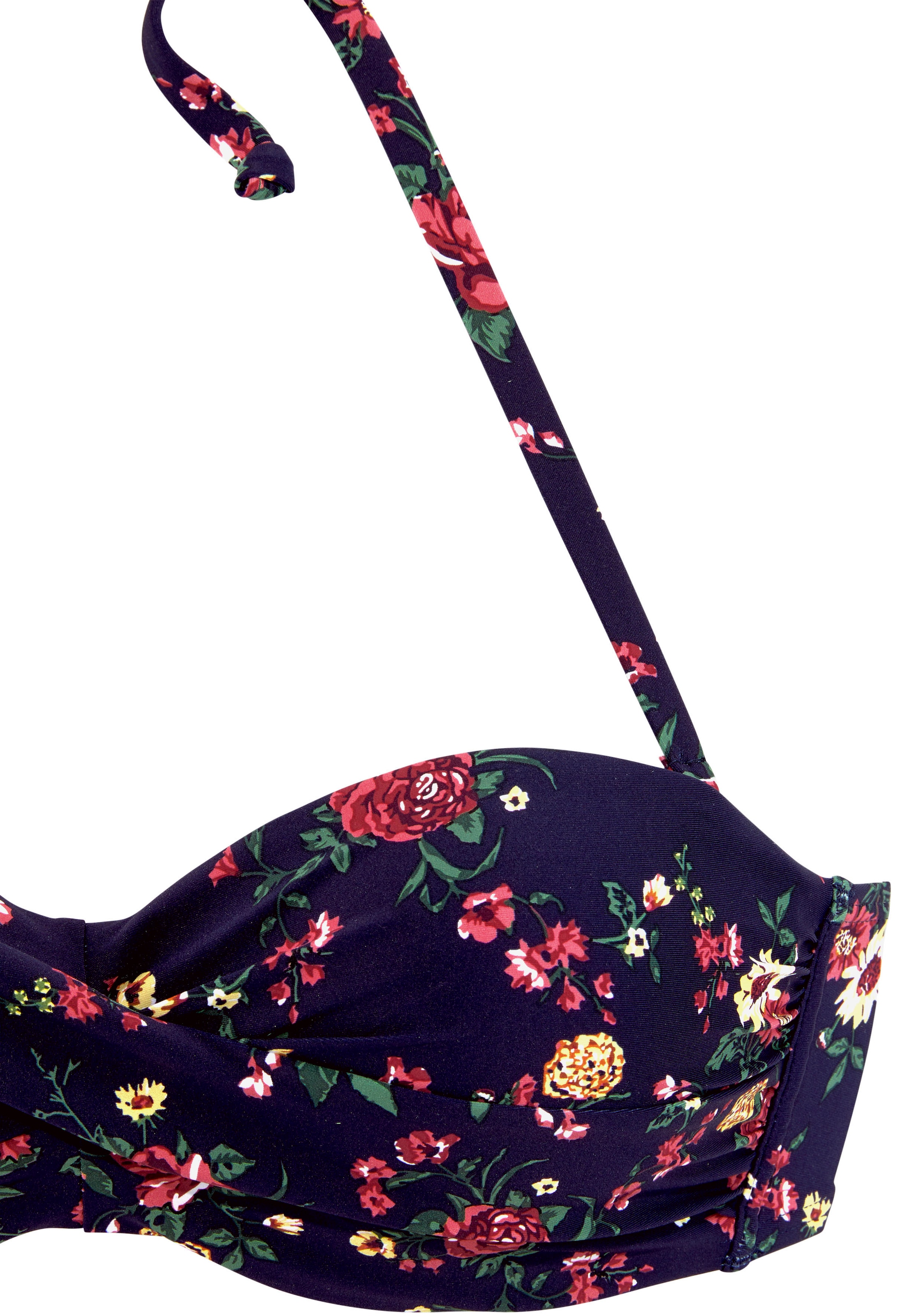 LASCANA Bügel-Bandeau-Bikini, mit online Blumendesign LASCANA | » romantischem Lingerie Unterwäsche kaufen Bademode, 