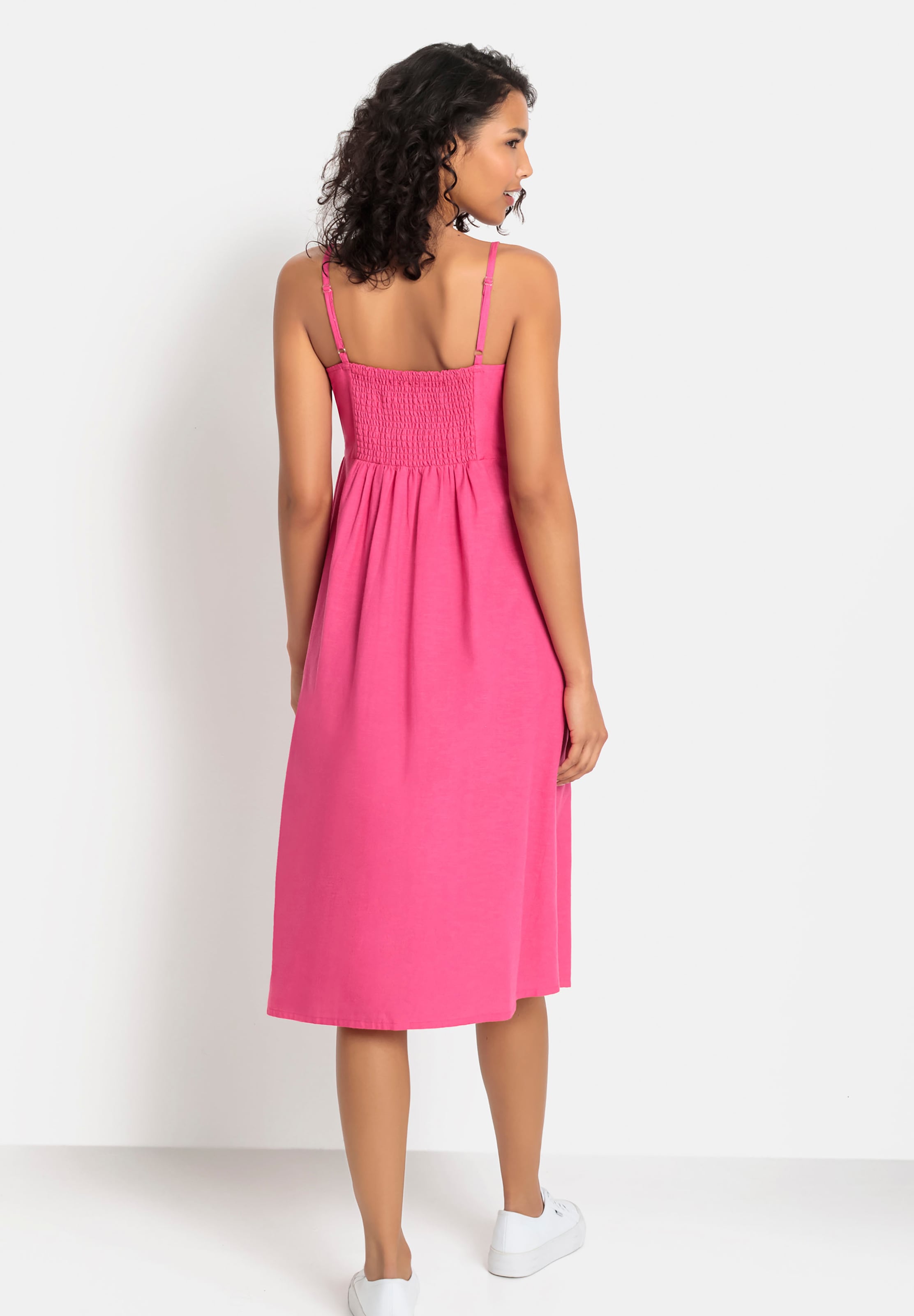 LASCANA Sommerkleid, aus Unterwäsche kaufen Leinenmix LASCANA | Lingerie online Bademode, & »