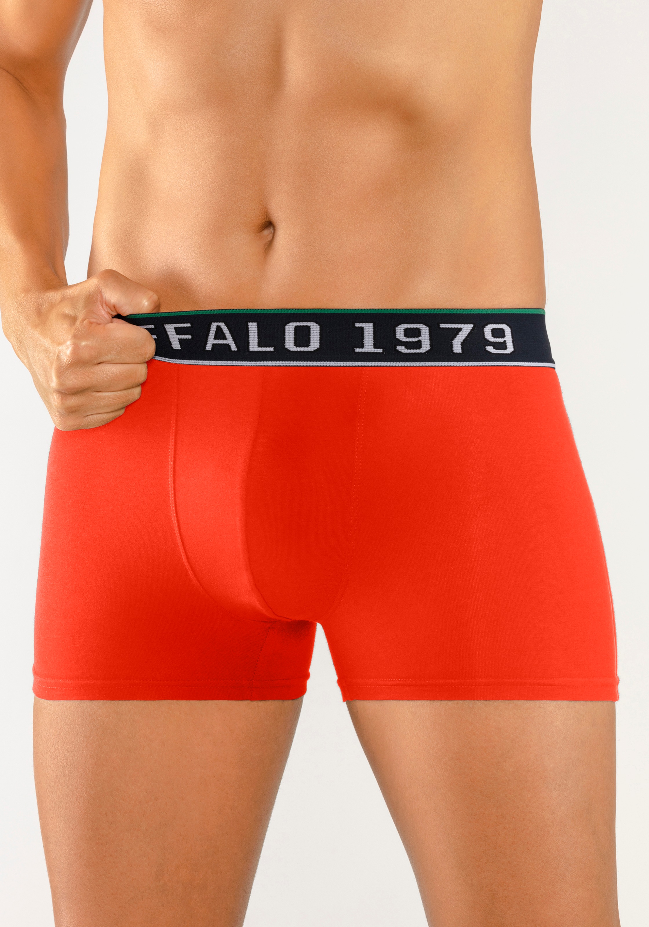 Buffalo Boxer »Boxershorts für Herren«, (Packung, 3 St.), aus Baumwoll-Mix