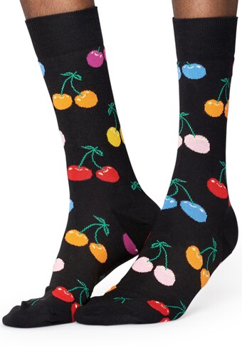 Happy Socks Socken »Cherry«, mit buntem Kirschenmuster