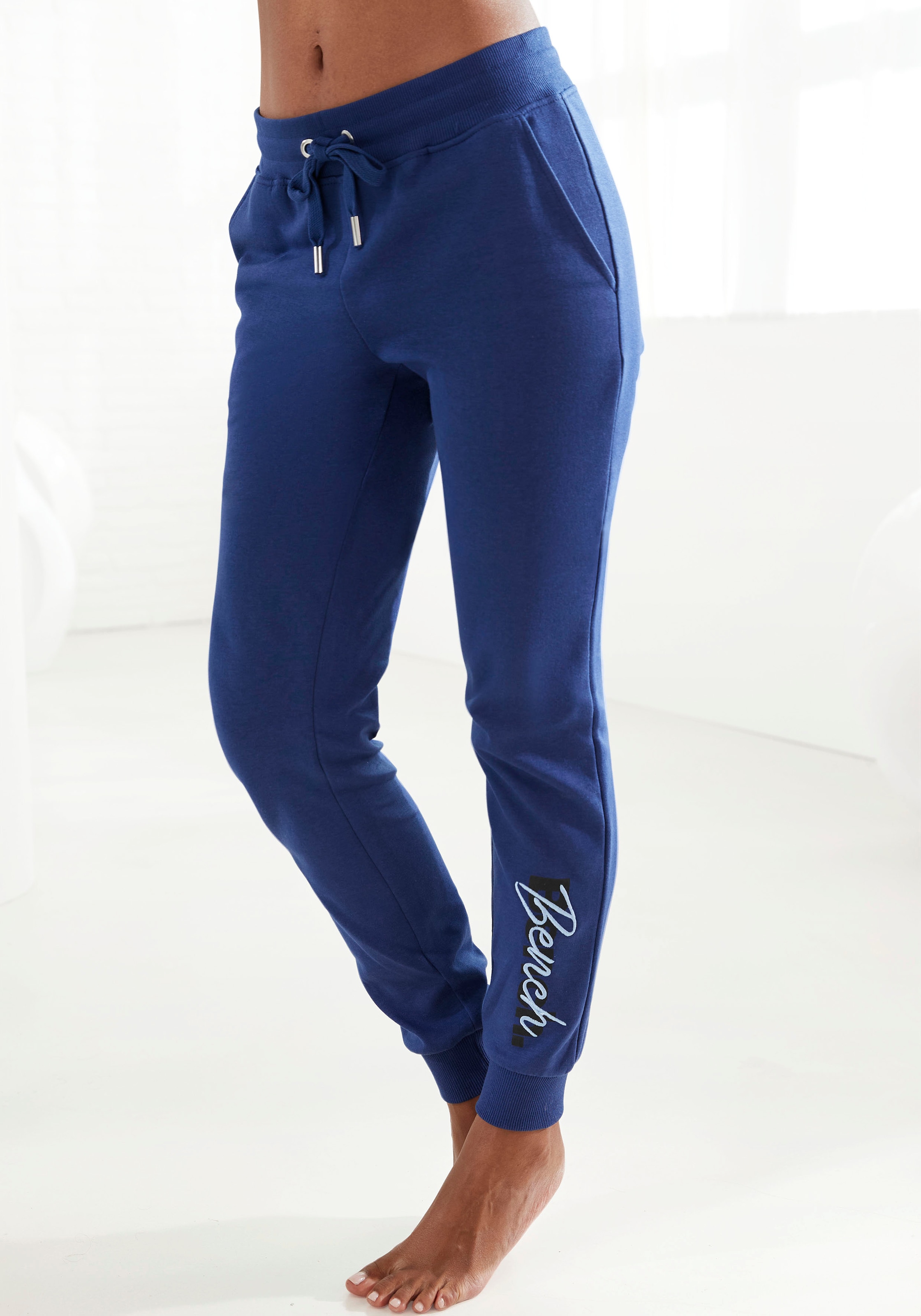 Bench. Loungewear Sweatpants, mit Logodruck und Stickerei, Loungewear