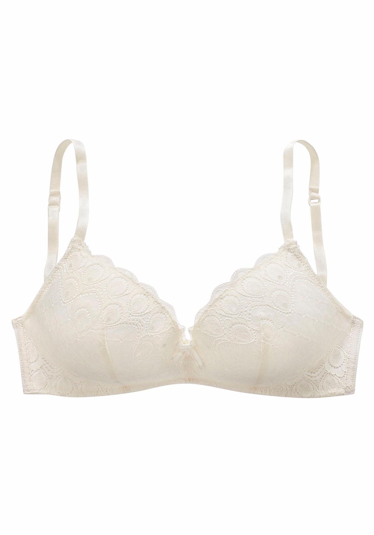 Nuance Bralette-BH, ohne Bügel mit Spitze, Dessous