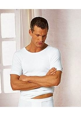 Clipper Exclusive Unterhemd, (2 St.), spürbar weich und glatt - in Feinripp, Unterziehshirt, Kurzarm T-Shirt