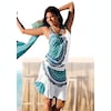 Beachtime Strandkleid, mit Alloverprint und verstellbaren Trägern, Sommerkleid, Jerseykleid