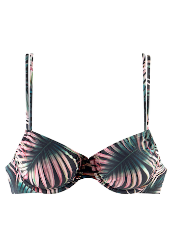 LASCANA Bügel-Bikini-Top »Reese«, mit Palmendruck