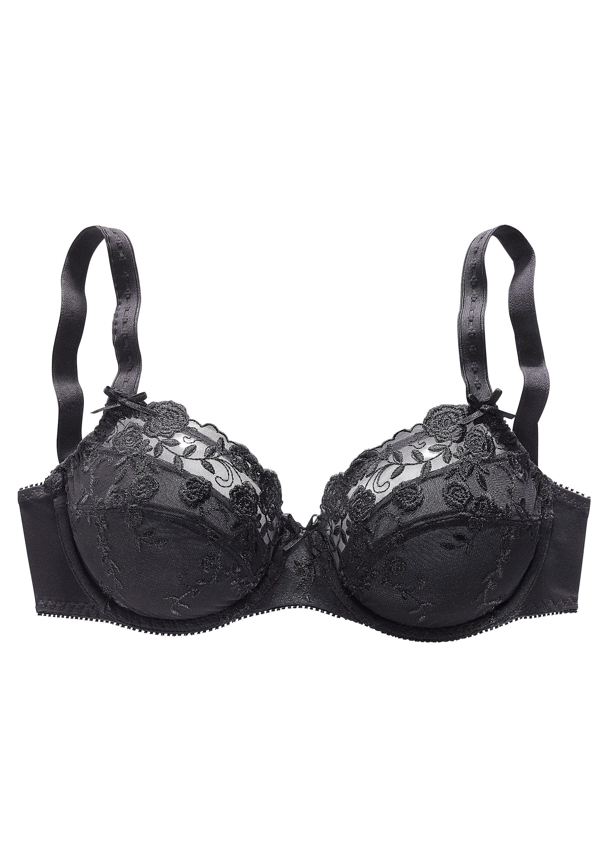 » Optik, kaufen & floraler LASCANA mit in online Stickerei Spitze Dessous Lingerie Unterwäsche Nuance Bademode, Bügel-BH, |