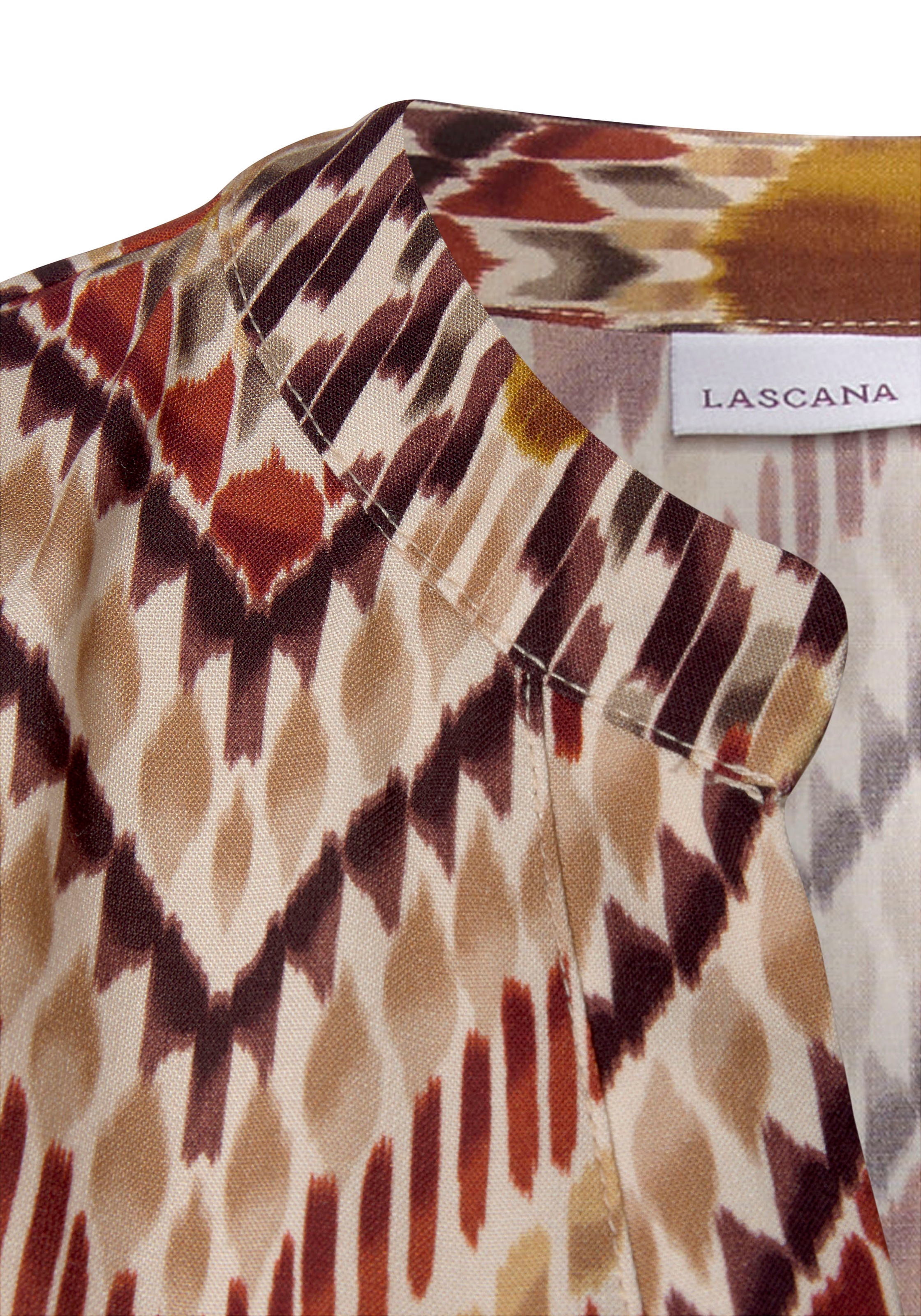 LASCANA Blusentop, mit Ethnoprint und Lingerie online Unterwäsche & kaufen Bademode, LASCANA | » Blusenshirt V-Ausschnitt