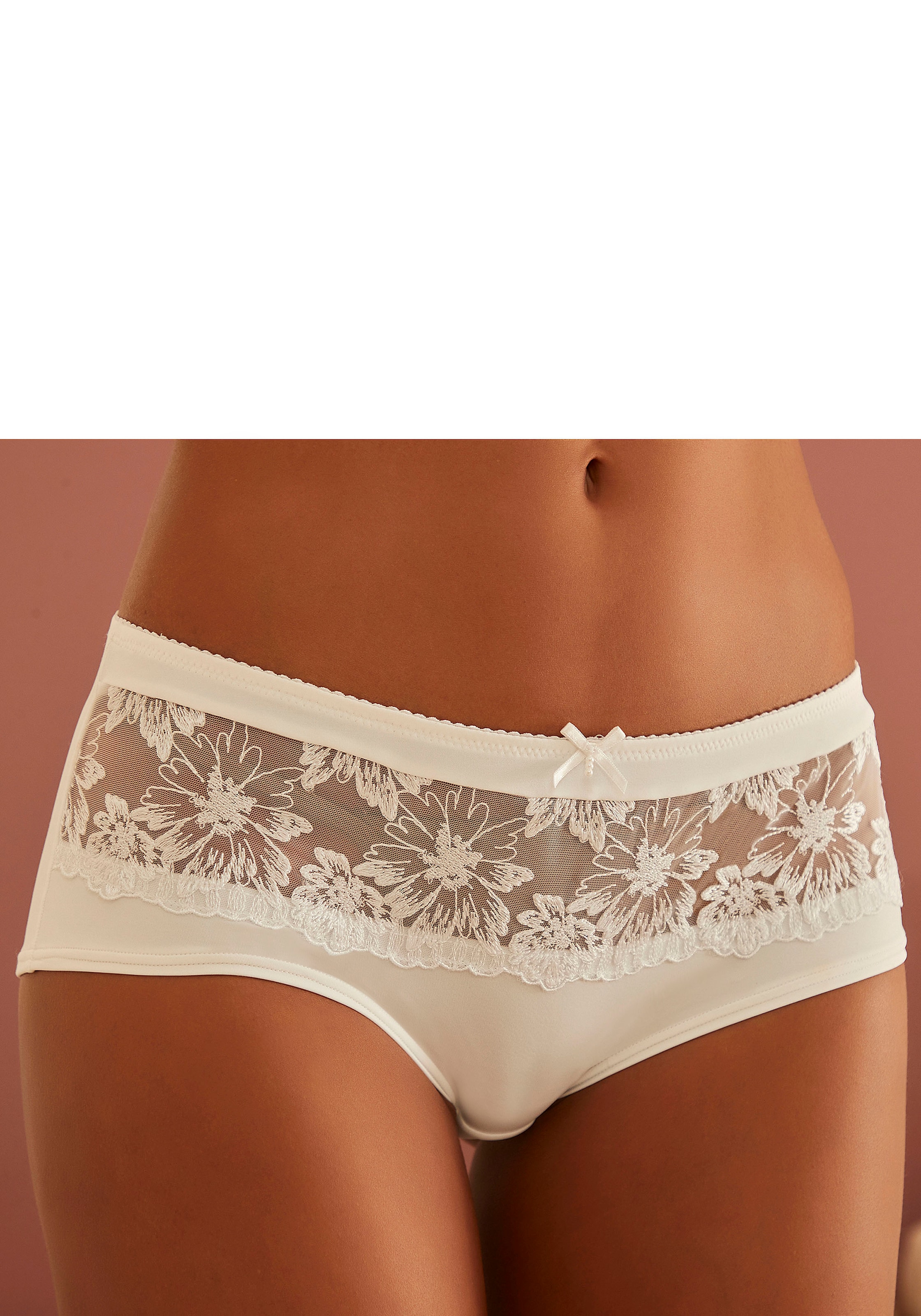 Spitze & kaufen LASCANA Bademode, Nuance online Panty, breitem Unterwäsche » Bund aus Lingerie mit |
