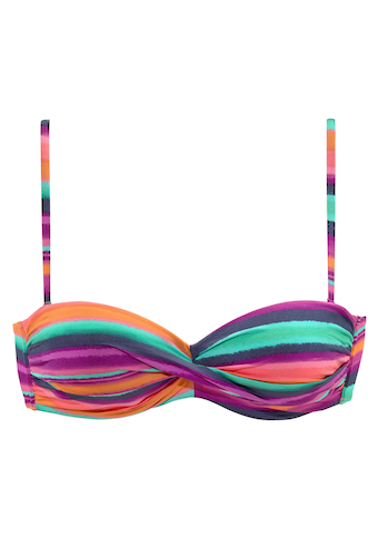 LASCANA Bandeau-Bikini-Top »Rainbow«