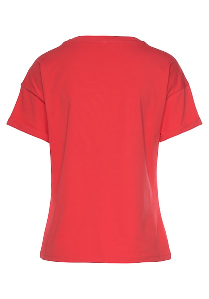 H.I.S T-Shirt »mit Ärmelaufschlag«, im maritimen Stil, Loungewear