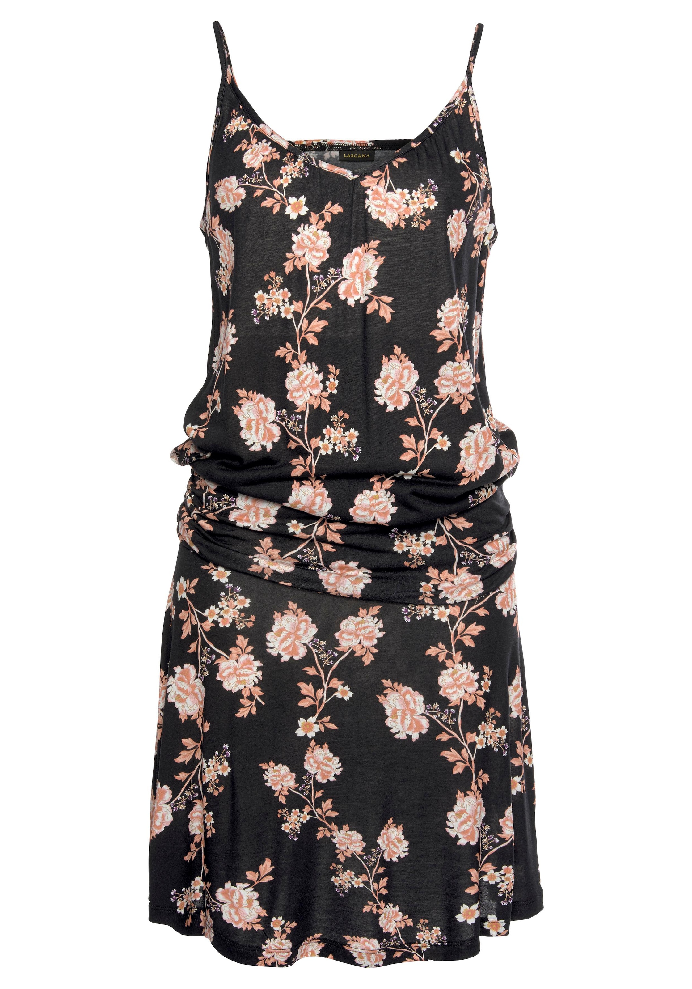LASCANA Strandkleid, mit floralem kaufen Lingerie Alloverdruck Unterwäsche | Bademode, LASCANA online » 