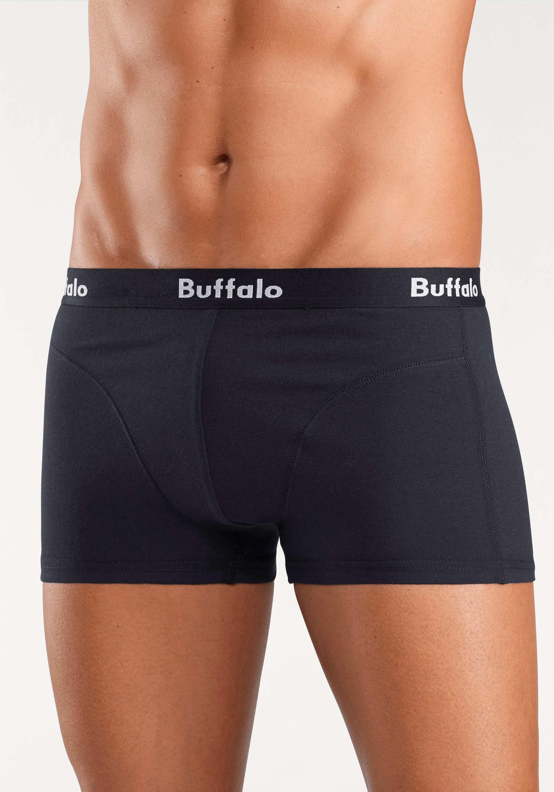 Buffalo Hipster, (Packung, 3 St.), mit Overlock-Nähten vorn