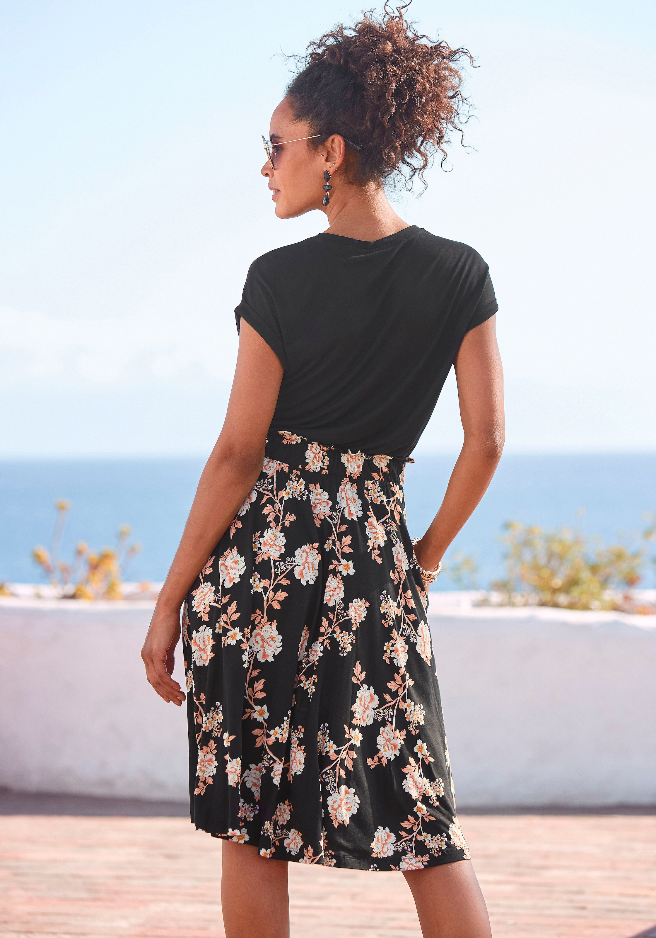 LASCANA Jerseykleid, mit Unterwäsche online Bademode, LASCANA | Paperbag-Bund Lingerie & » kaufen