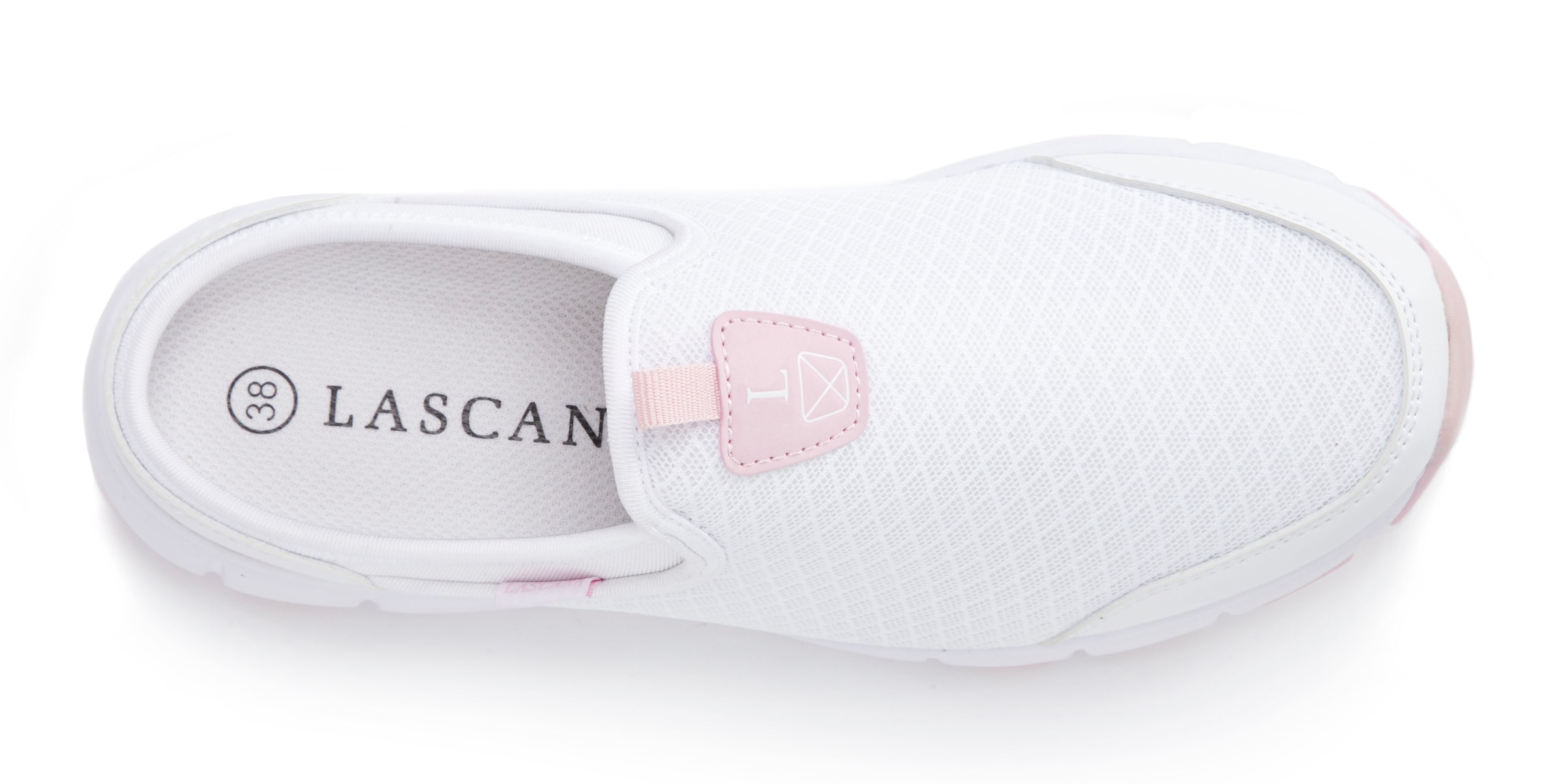 LASCANA Slip-On Sneaker, Sabot, Clogs aus leichtem Mesh-Material