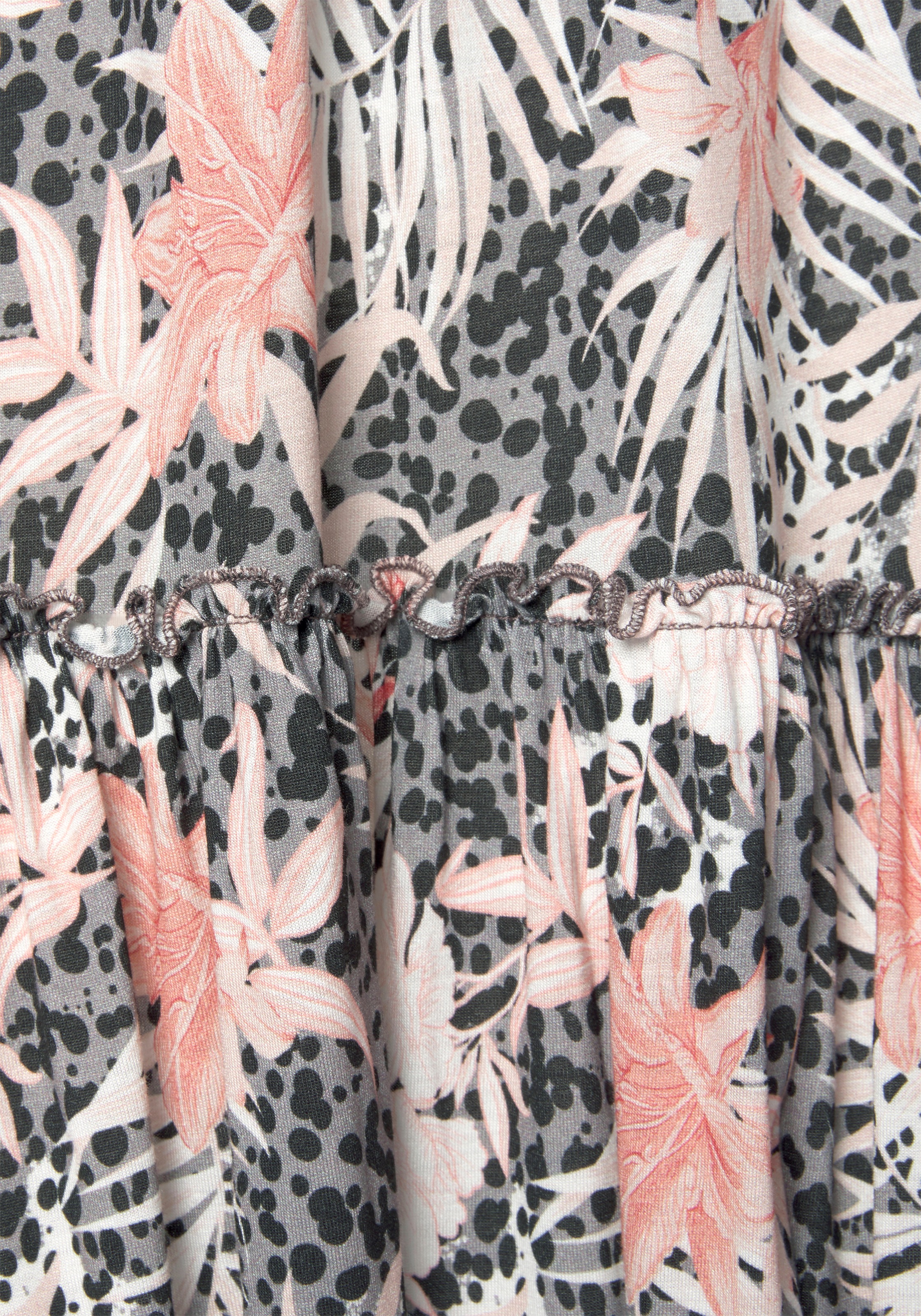Buffalo Jerseykleid, mit Alloverdruck Unterwäsche & kaufen Bademode, LASCANA online Lingerie » 