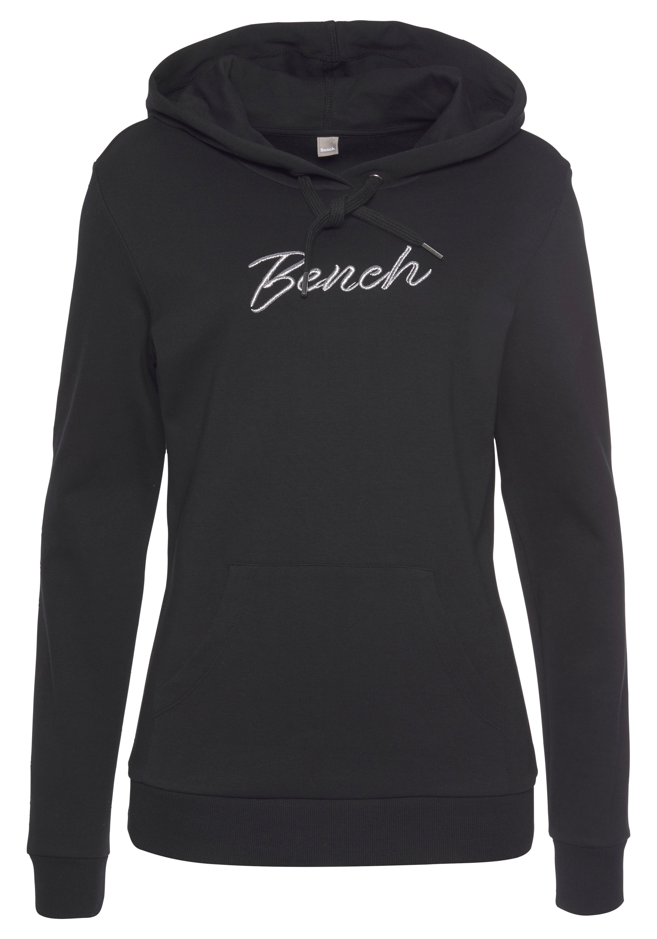 Bench. Loungewear Kapuzensweatshirt, mit glänzender Logostickerei, Loungeanzug, Hoodie