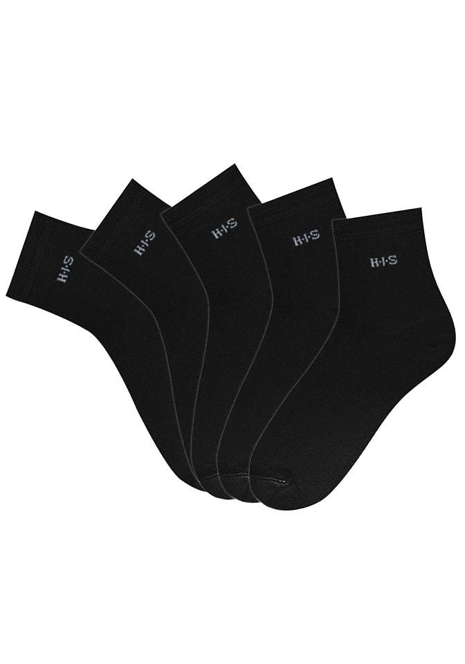 H.I.S Kurzsocken, (Set, 5 Paar), mit Bündchen über dem Knöchel