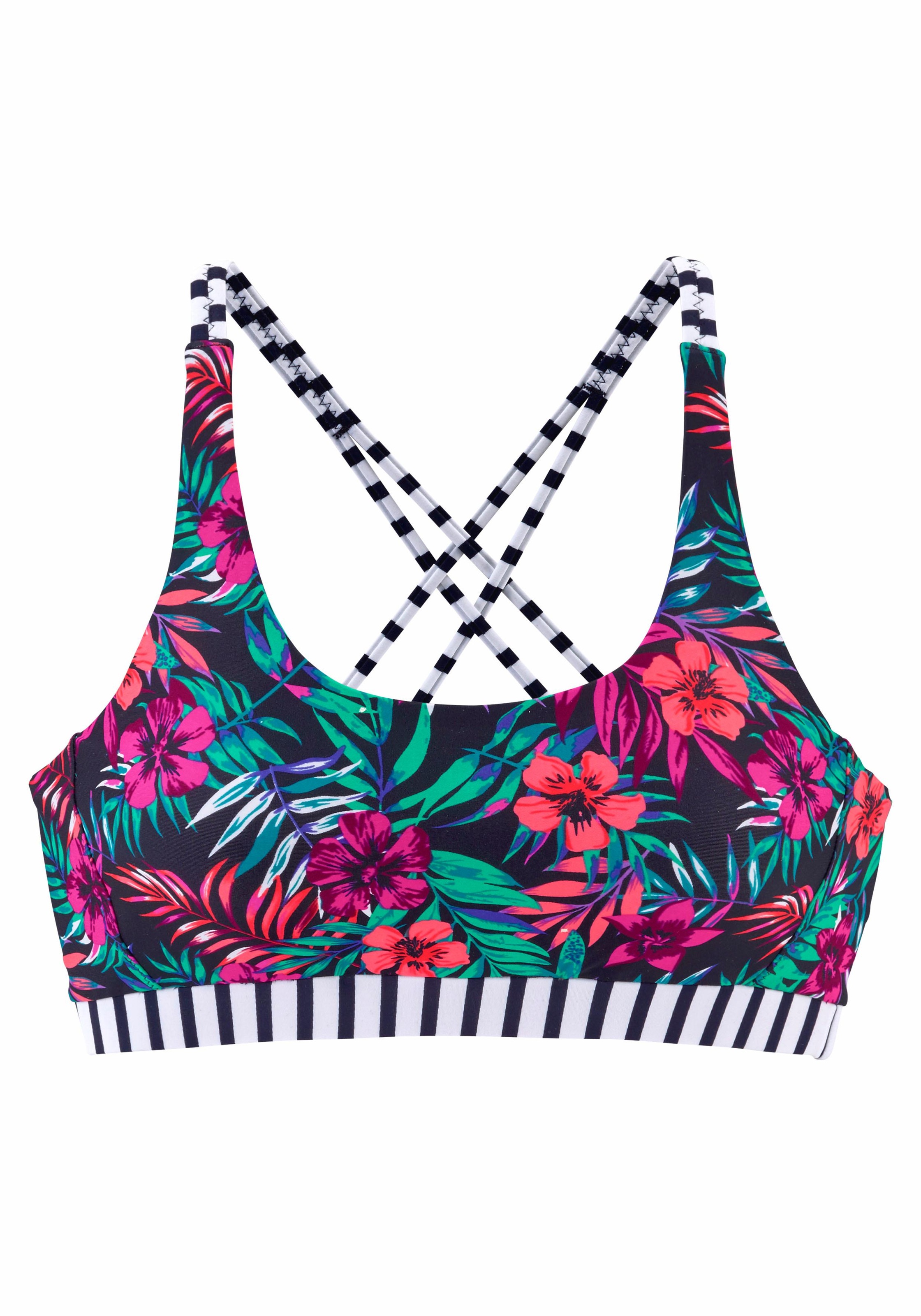 Venice Beach Bustier-Bikini-Top »Summer«, mit gerkreuzten Trägern