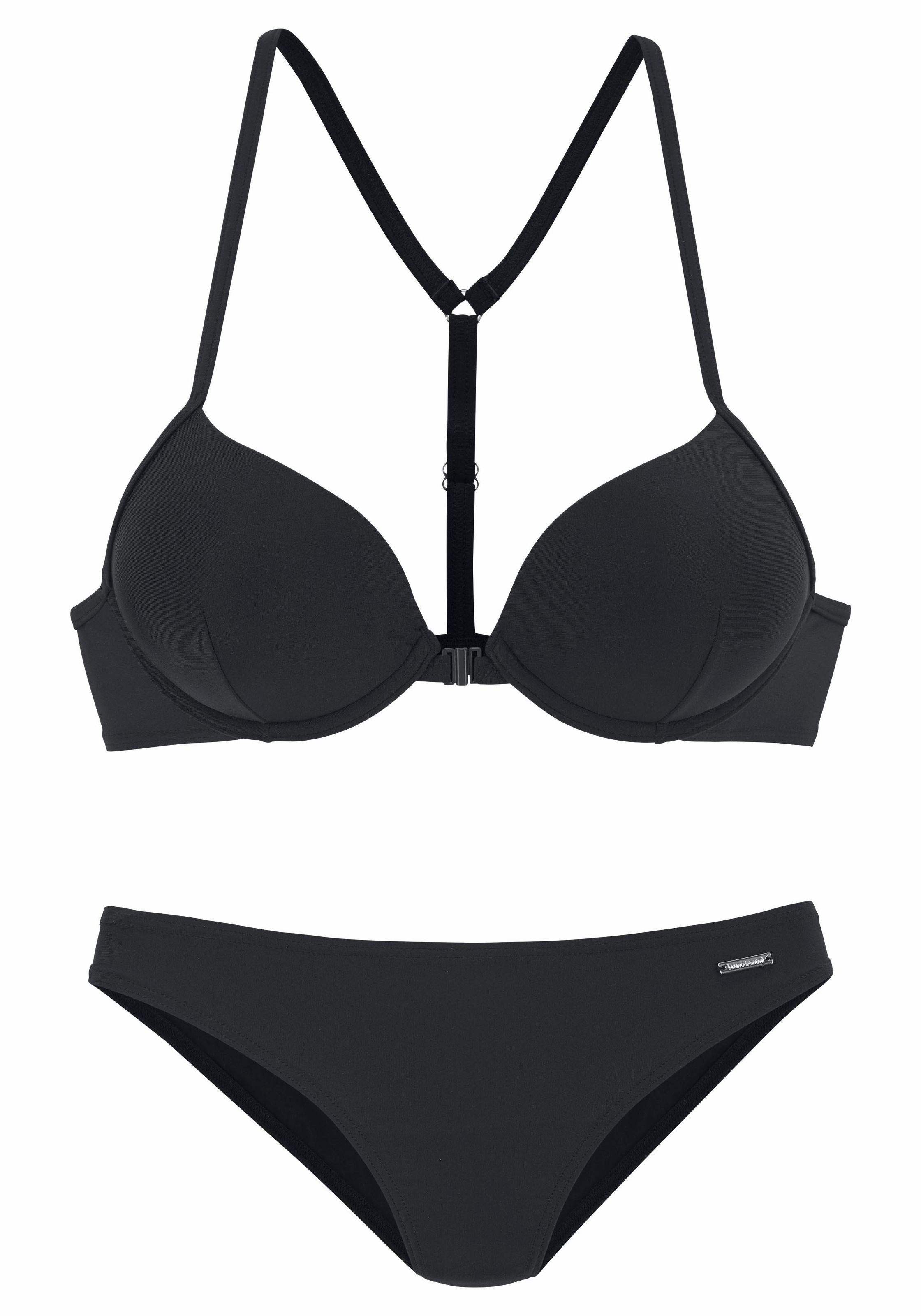 Bruno Banani Push-Up-Bikini, mit Vorderverschluss