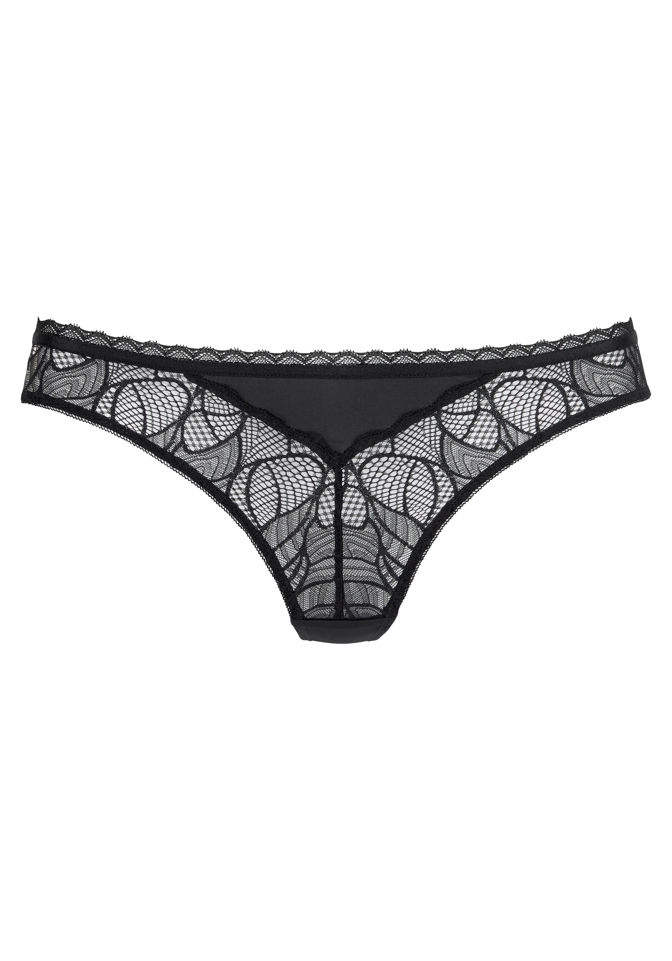 LASCANA Stringpanty, aus dezent transparenter Spitze