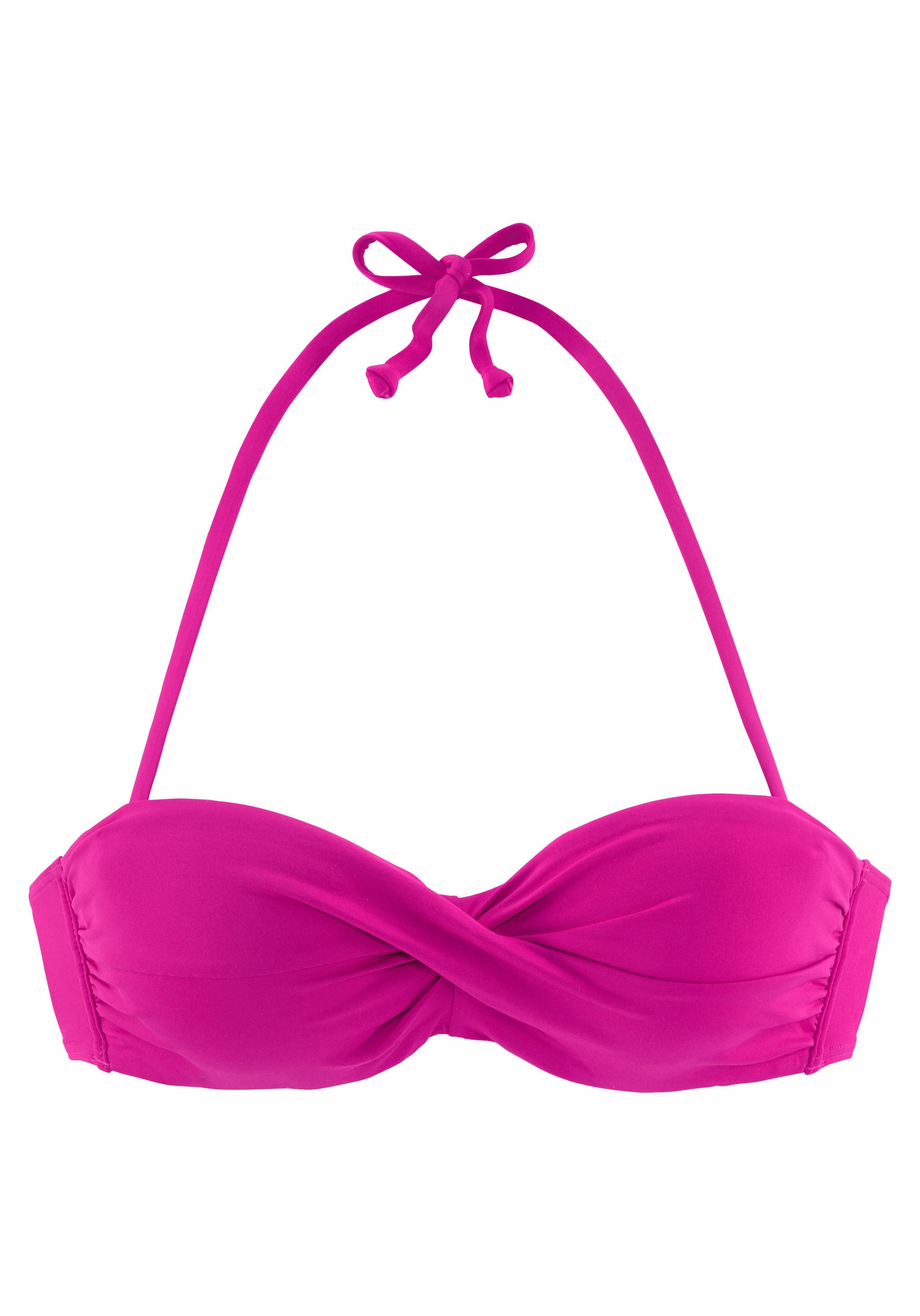 LASCANA Bandeau-Bikini-Top »Italy«, mit seitlichen Stäbchen