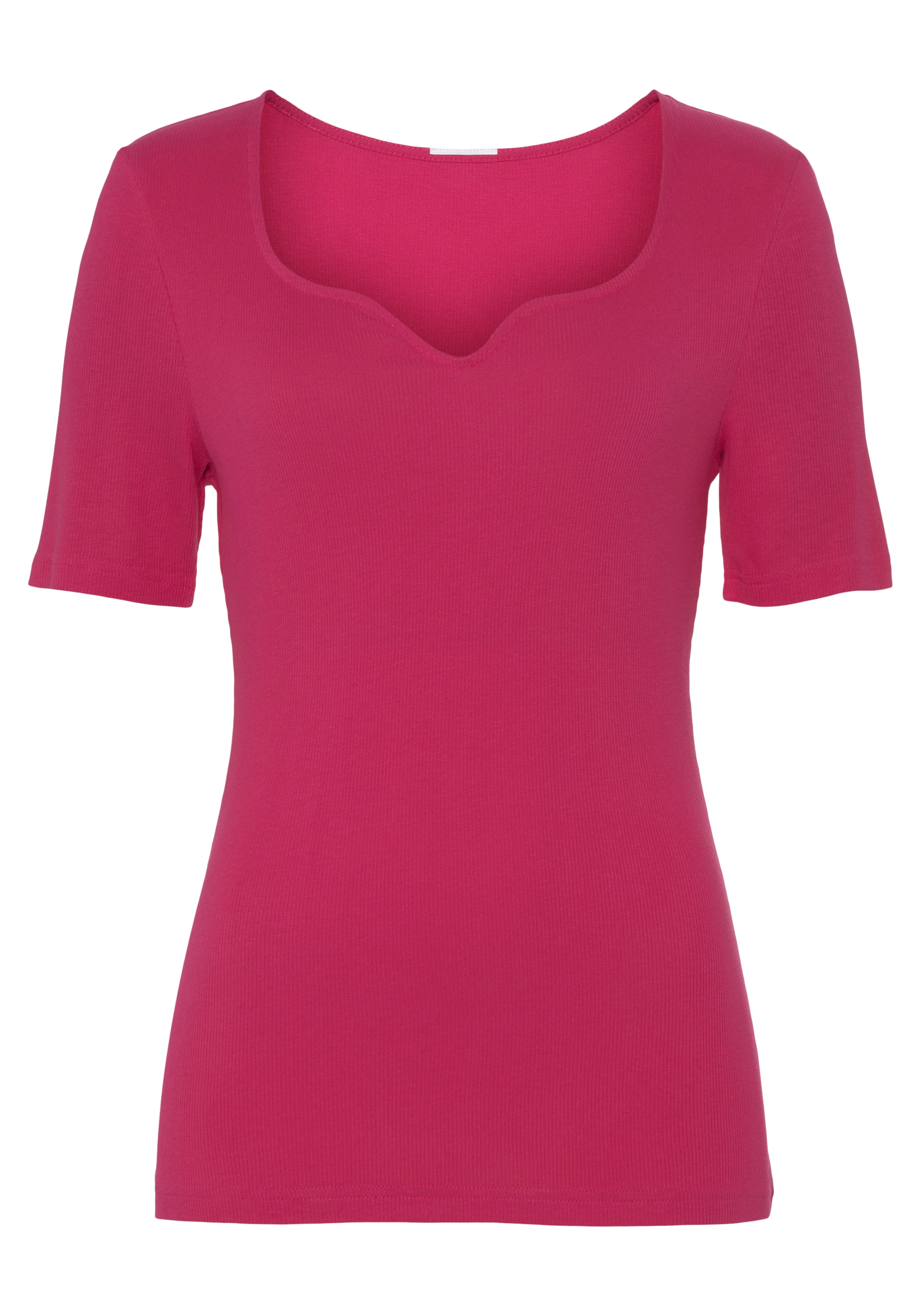 Vivance T-Shirt, (2er-Pack), mit herzförmigen Dekolleté » LASCANA |  Bademode, Unterwäsche & Lingerie online kaufen