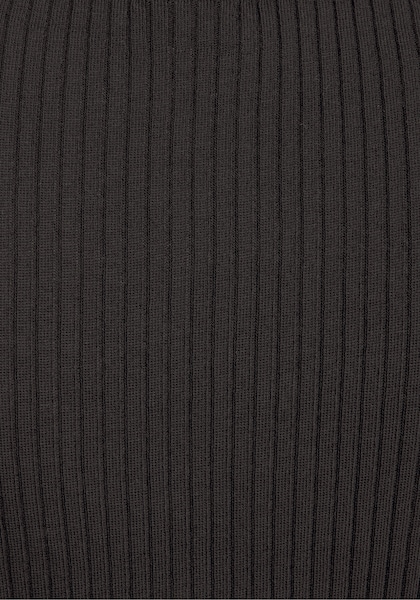LASCANA Shirtkleid, mit gerippter Struktur und Schlitz, Sommerkleid aus Baumwolle, Basic