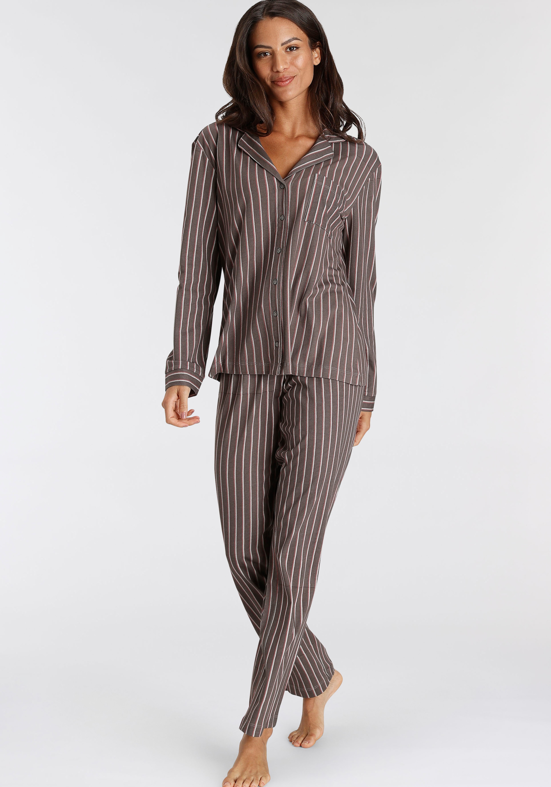 s.Oliver Pyjama, (2 tlg.), mit schönem Muster