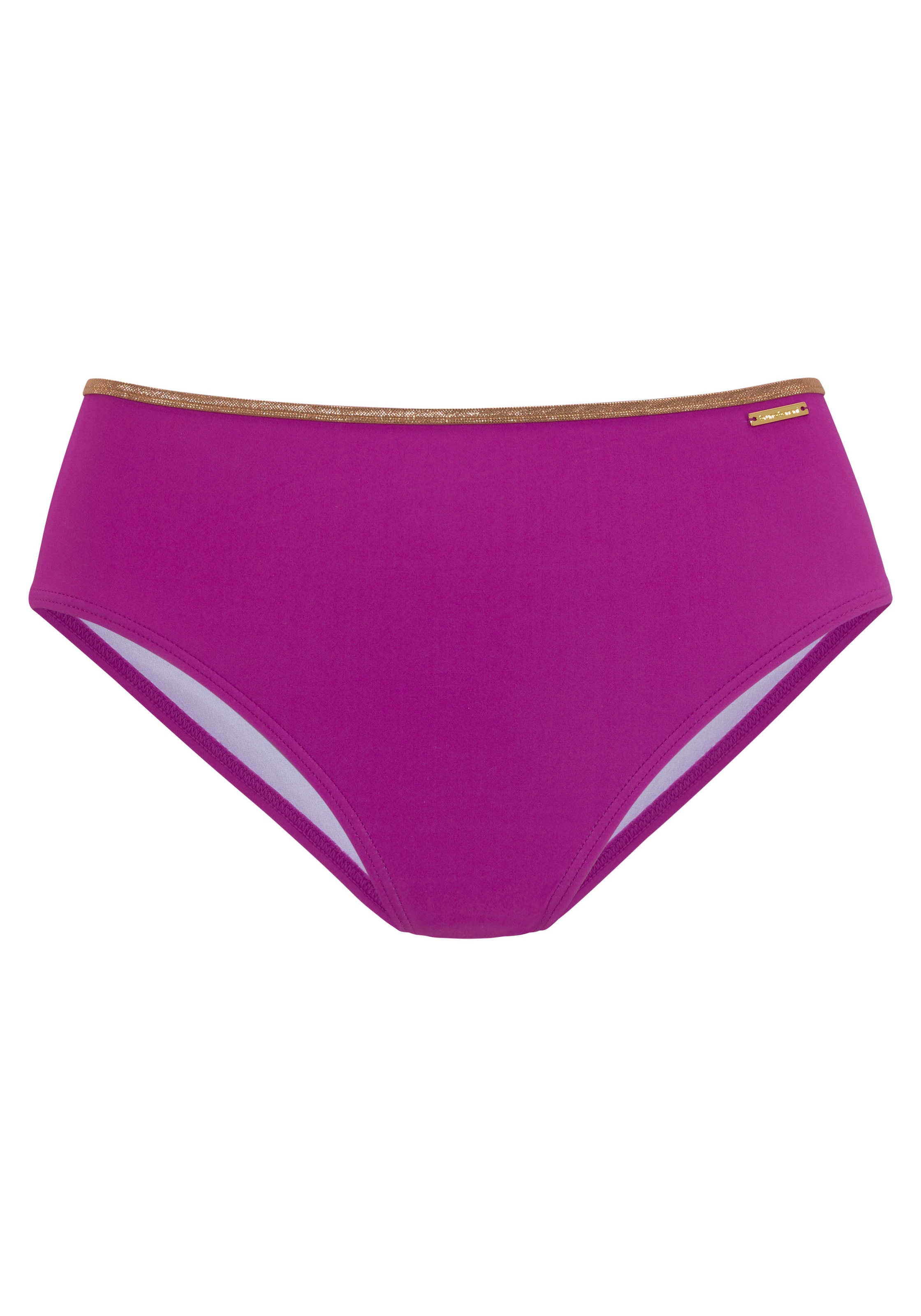 Bruno Banani Bikini-Hose »Milano«, mit kupferfarberner Paspel