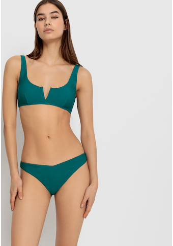 LSCN by LASCANA Bustier-Bikini-Top »Gina«, mit V-Ausschnitt vorne