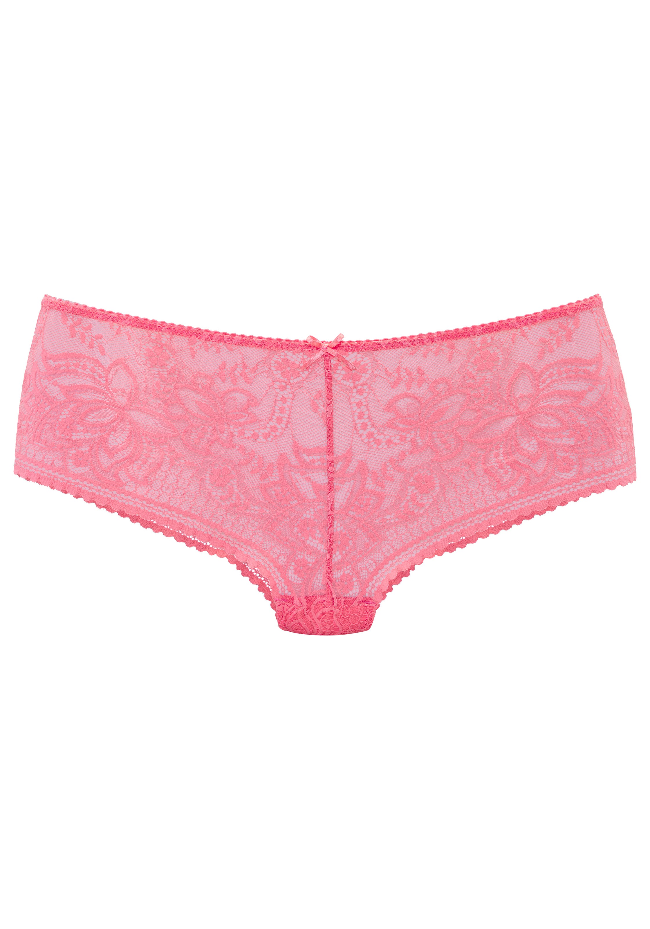 LASCANA Panty »Luciana«, aus feiner, dezent transparenter Spitze in blumiger Optik