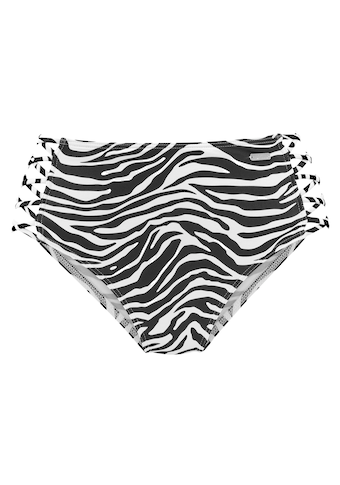 Venice Beach Highwaist-Bikini-Hose »Fjella«, mit gekreuzten Bändern