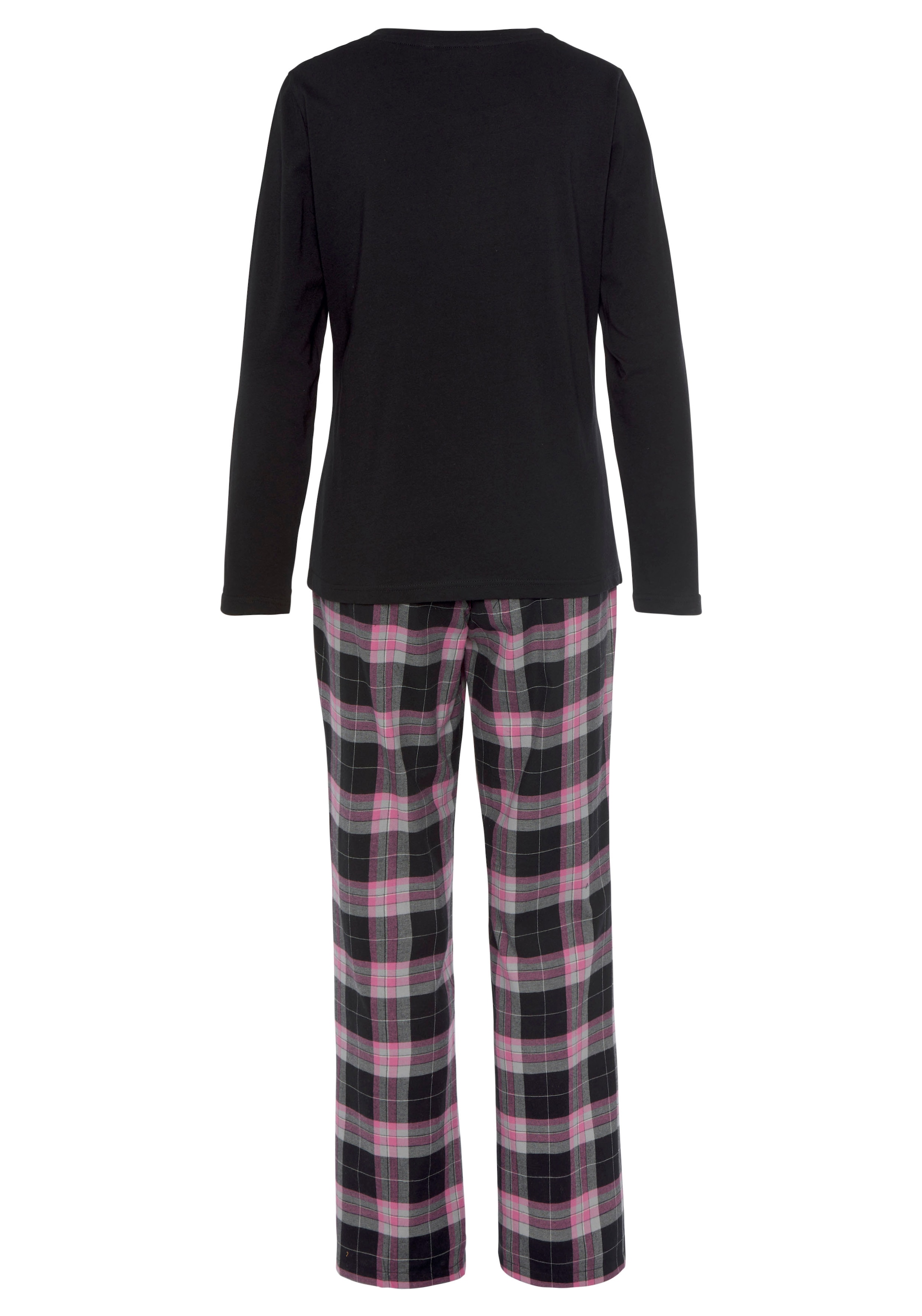 Vivance Dreams Pyjama, (2 LASCANA Unterwäsche kaufen kuschelig online Flanell & weichem Bademode, tlg.), | Lingerie » aus