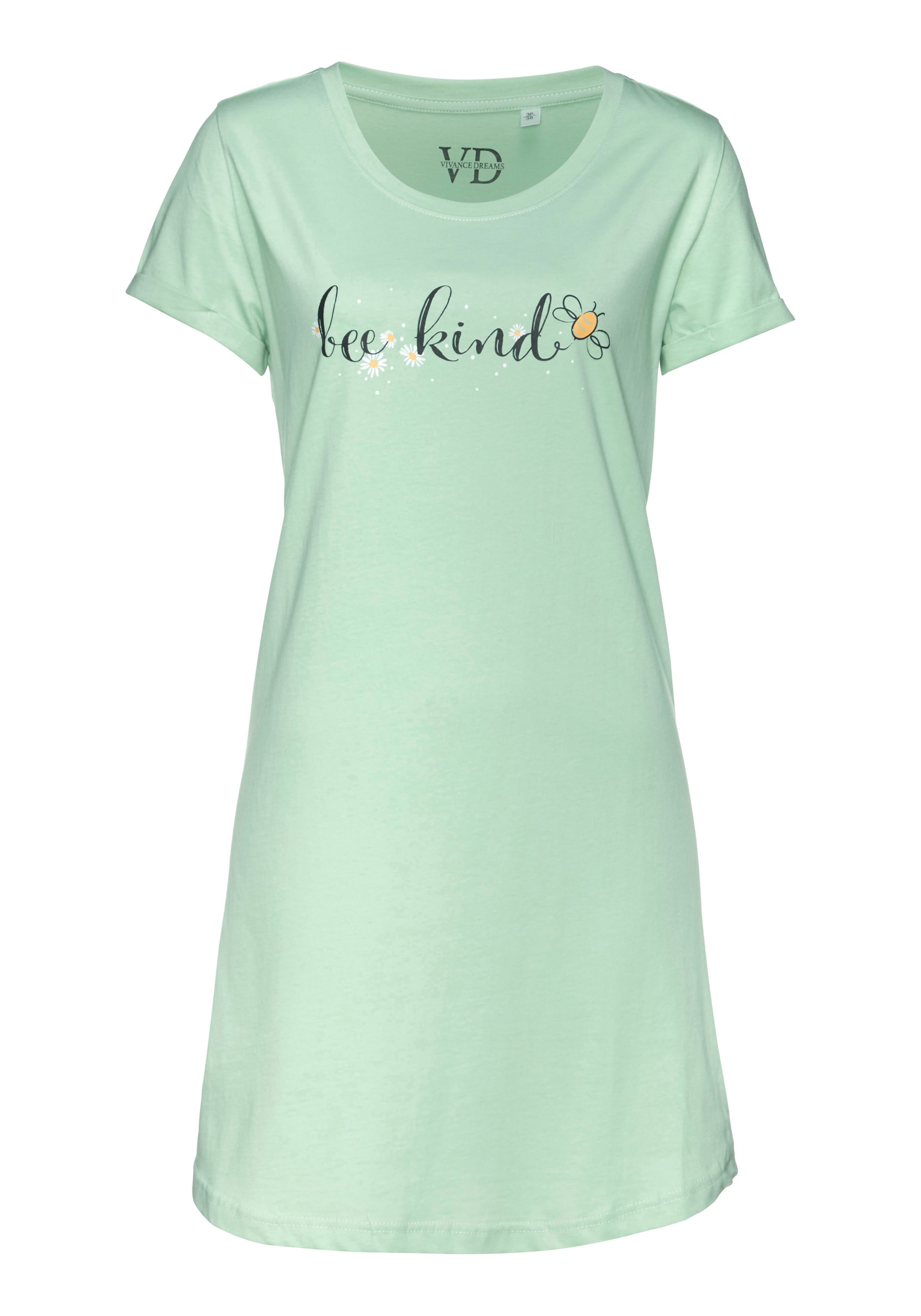 Lingerie » Vivance | LASCANA Gänseblümchen-Druck & Nachthemd, Unterwäsche online Dreams kaufen mit Bademode,