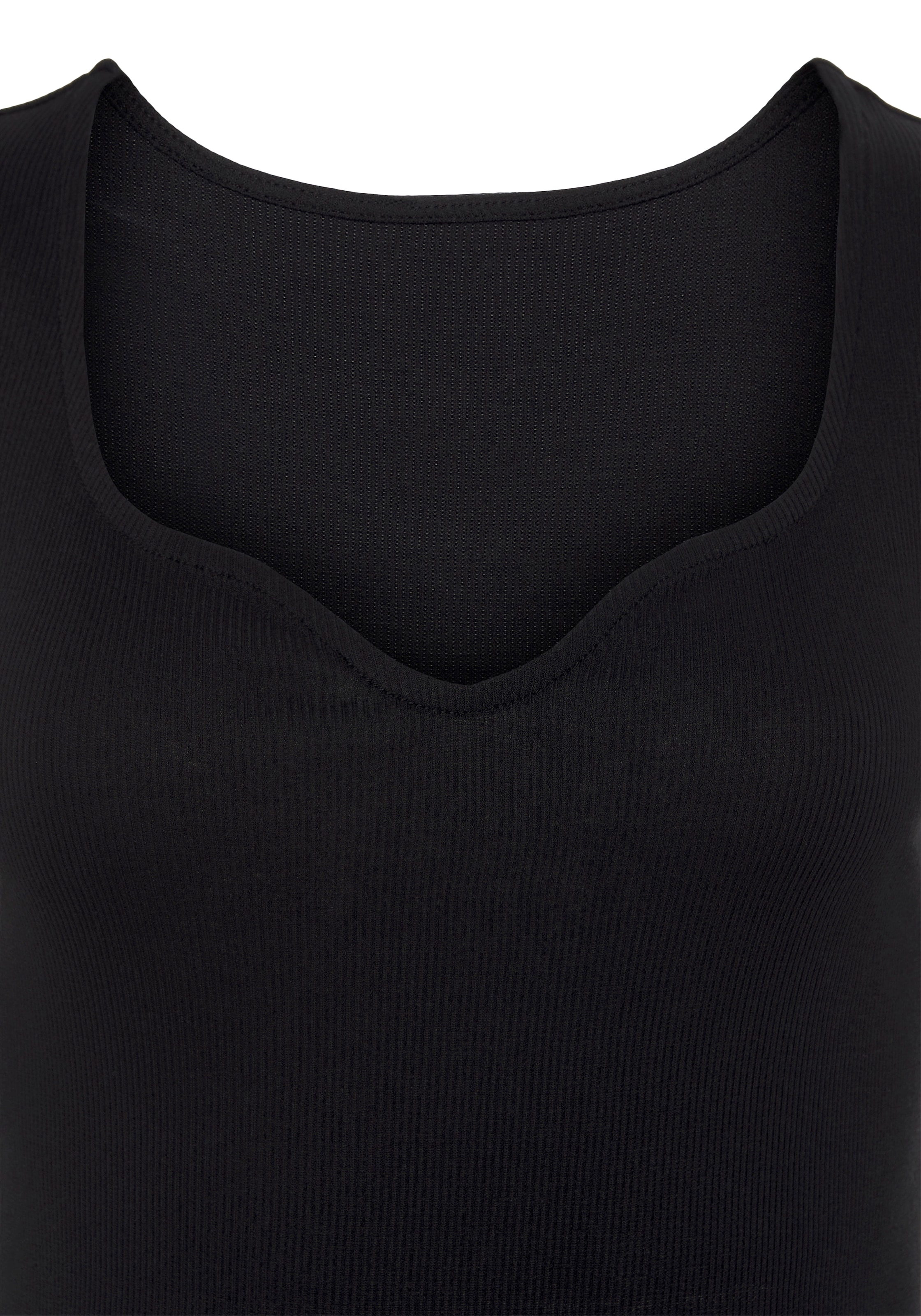 & kaufen Vivance mit tlg.), LASCANA herzförmigen » | Dekolleté T-Shirt, Unterwäsche (1 Bademode, online Lingerie