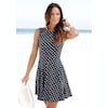 Beachtime Strandkleid, mit Ankerdruck, Sommerkleid aus elastischer Baumwolle