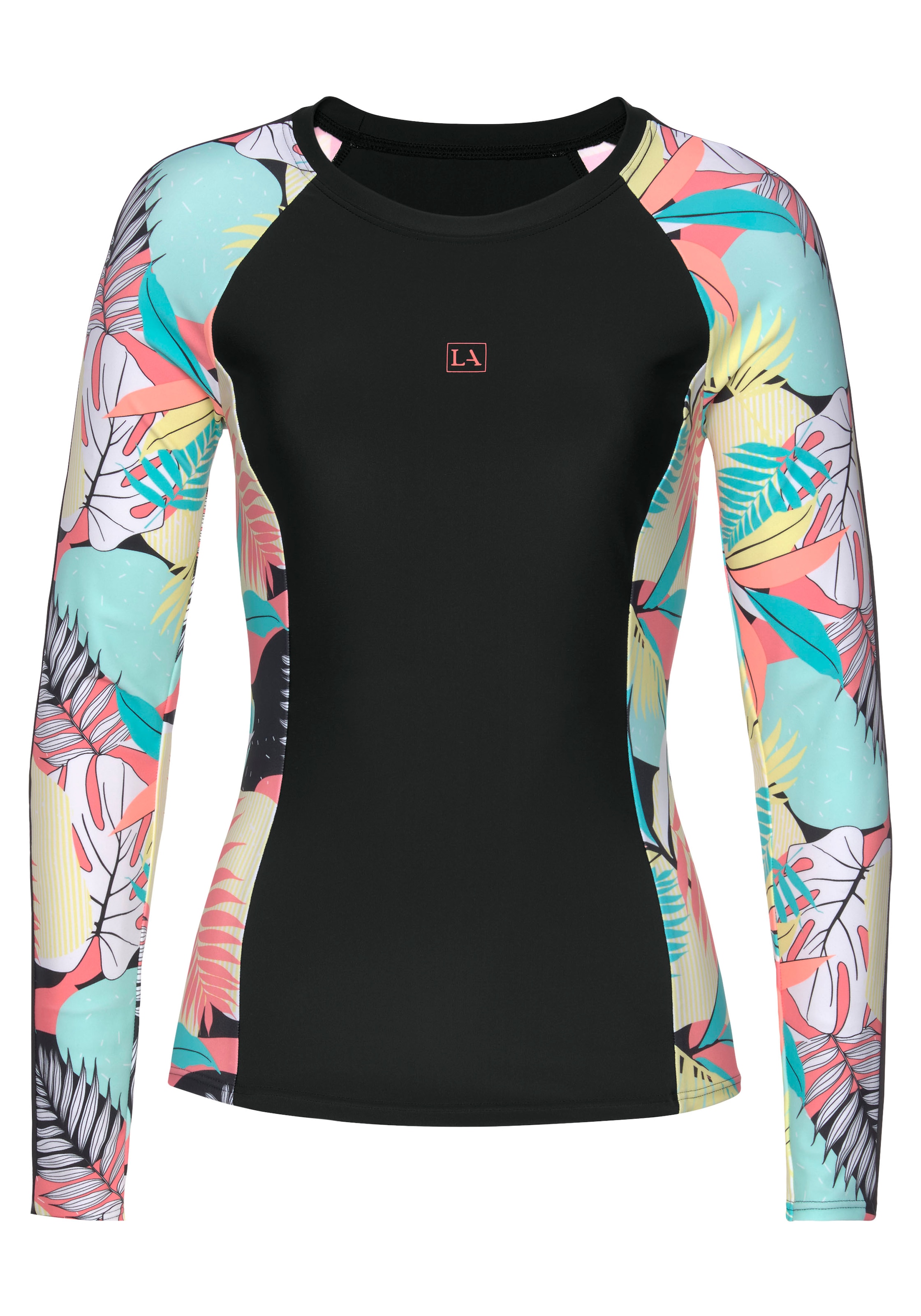kaufen Bademode, »Digital LASCANA Layer- in | 2 Mauve«, & LASCANA Lingerie T-Shirt Funktionsshirt im Design ACTIVE 1 » Unterwäsche online