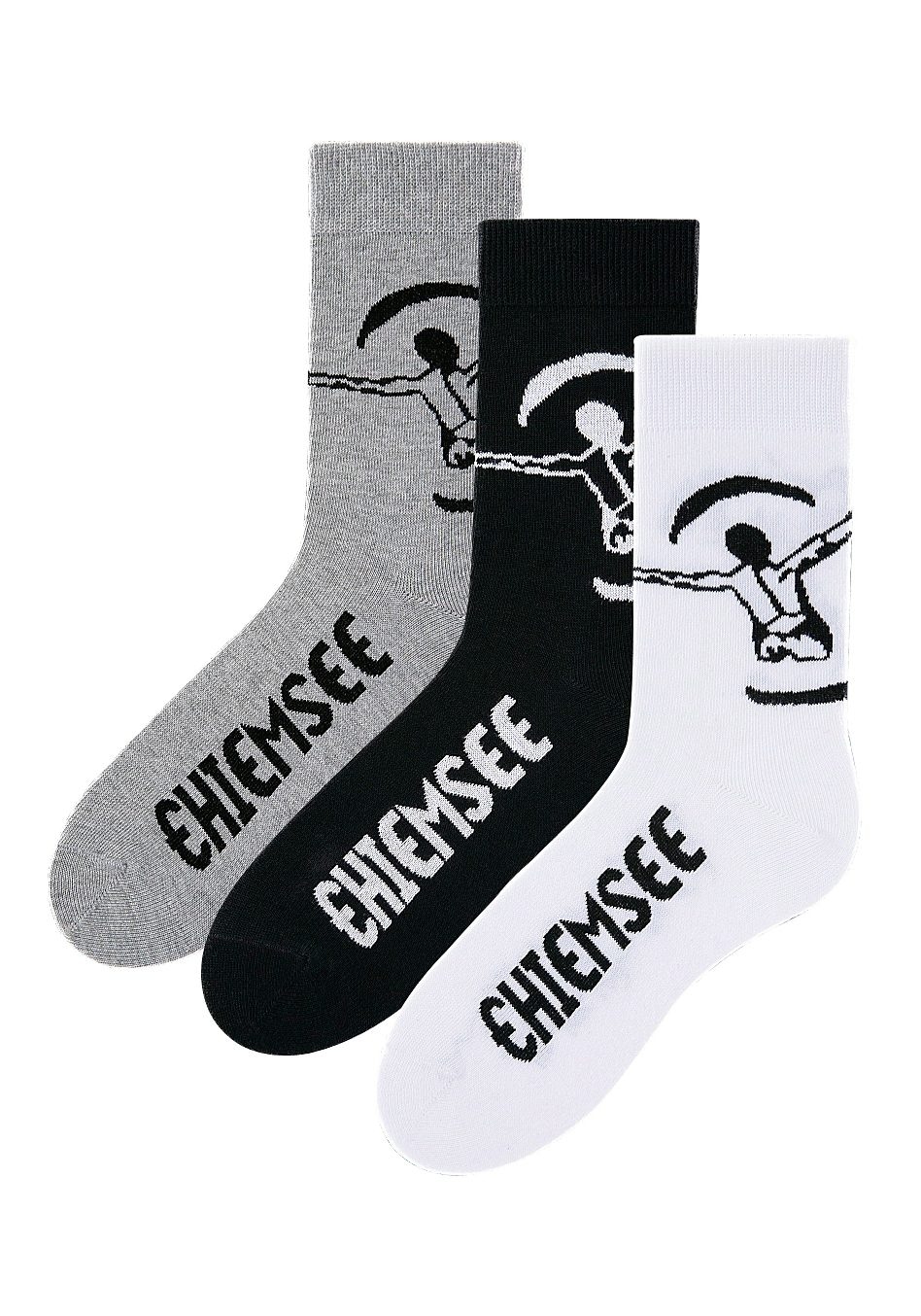 Chiemsee Freizeitsocken, (Packung, 3 Paar), in pflegeleichter Markenqualität