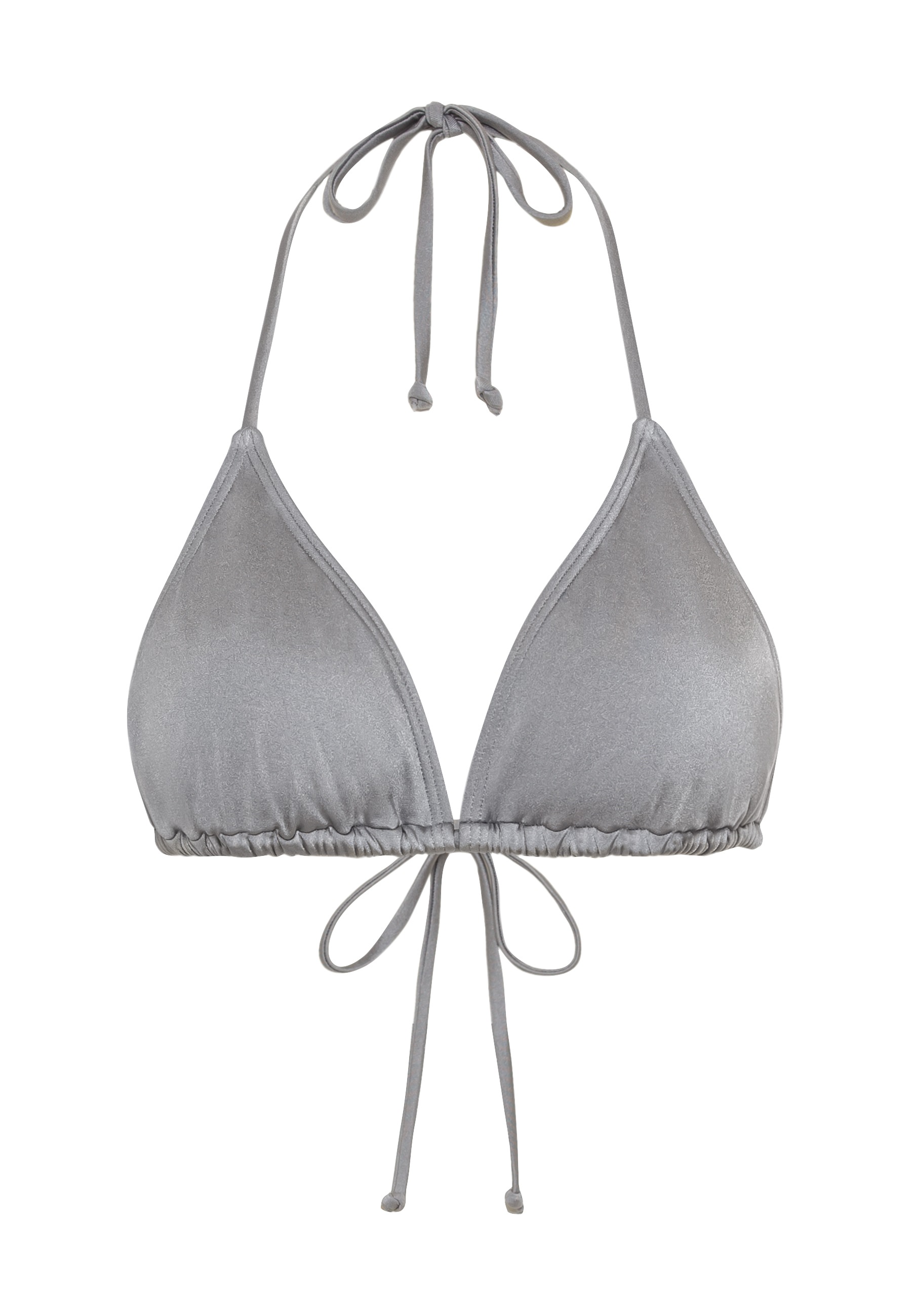 LSCN by LASCANA Triangel-Bikini-Top »Nele«, mit glänzender Beschichtung