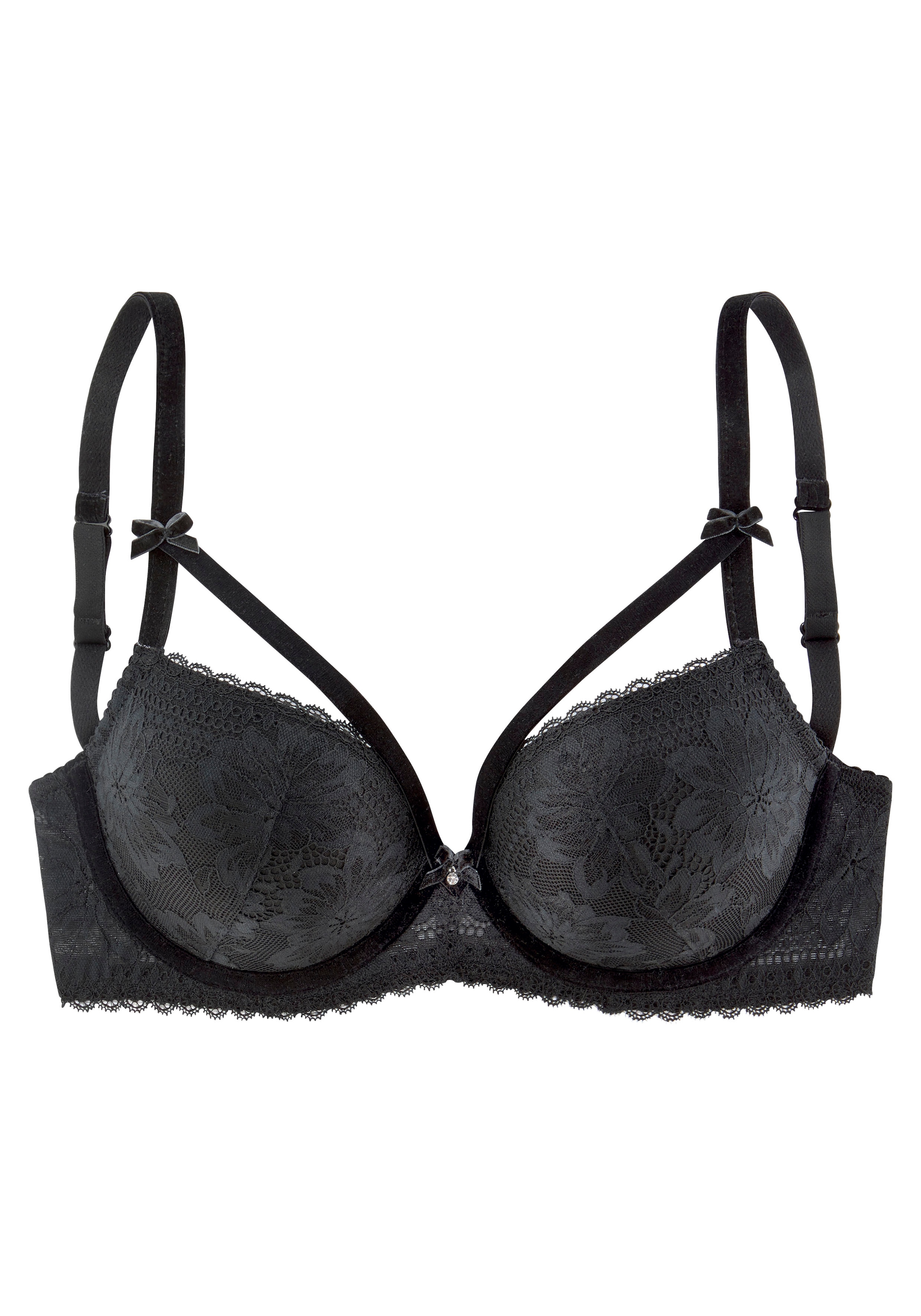 Schalen-BH & LASCANA | kaufen online sexy Bänder-Optik, petite Lingerie »Seduction«, gold Dessous sexy Bademode, fleur » mit Unterwäsche