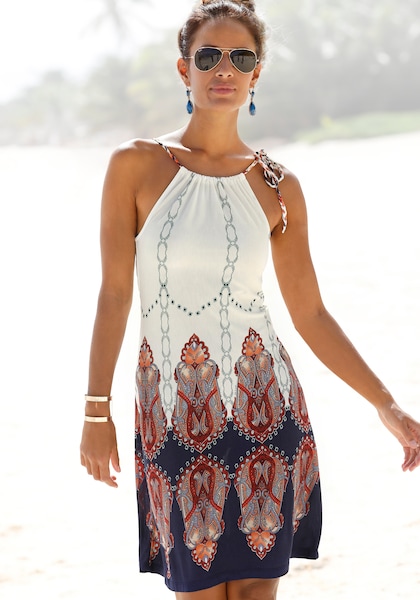 Beachtime Strandkleid, mit geflochtenen Trägern » LASCANA | Bademode,  Unterwäsche & Lingerie online kaufen