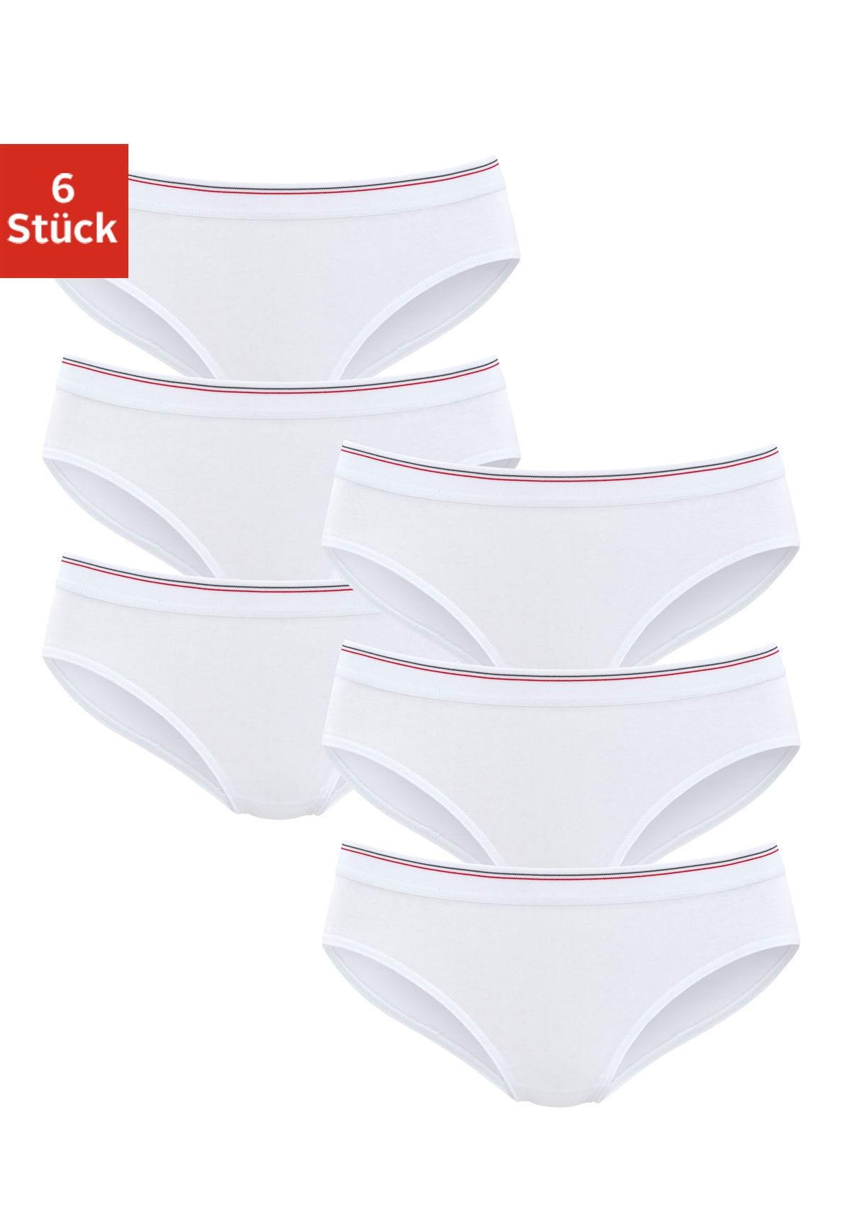 H.I.S Bikinislip, (6er-Pack), aus elastischer Baumwoll-Qualität