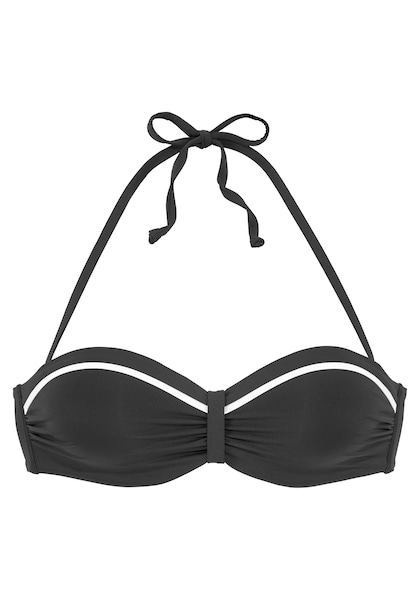 Vivance Bügel-Bandeau-Bikini-Top »Lorena«, mit kontrastfarbenem Piping