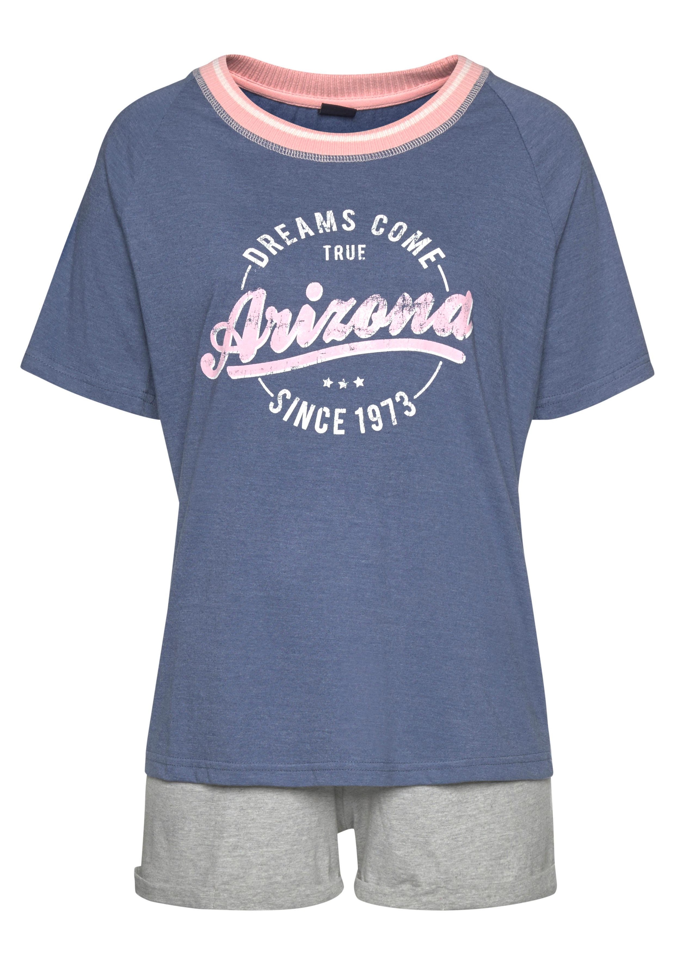Arizona Nachthemd, » kaufen | Unterwäsche Lingerie mit LASCANA im Bademode, College-Look Folienprint online 