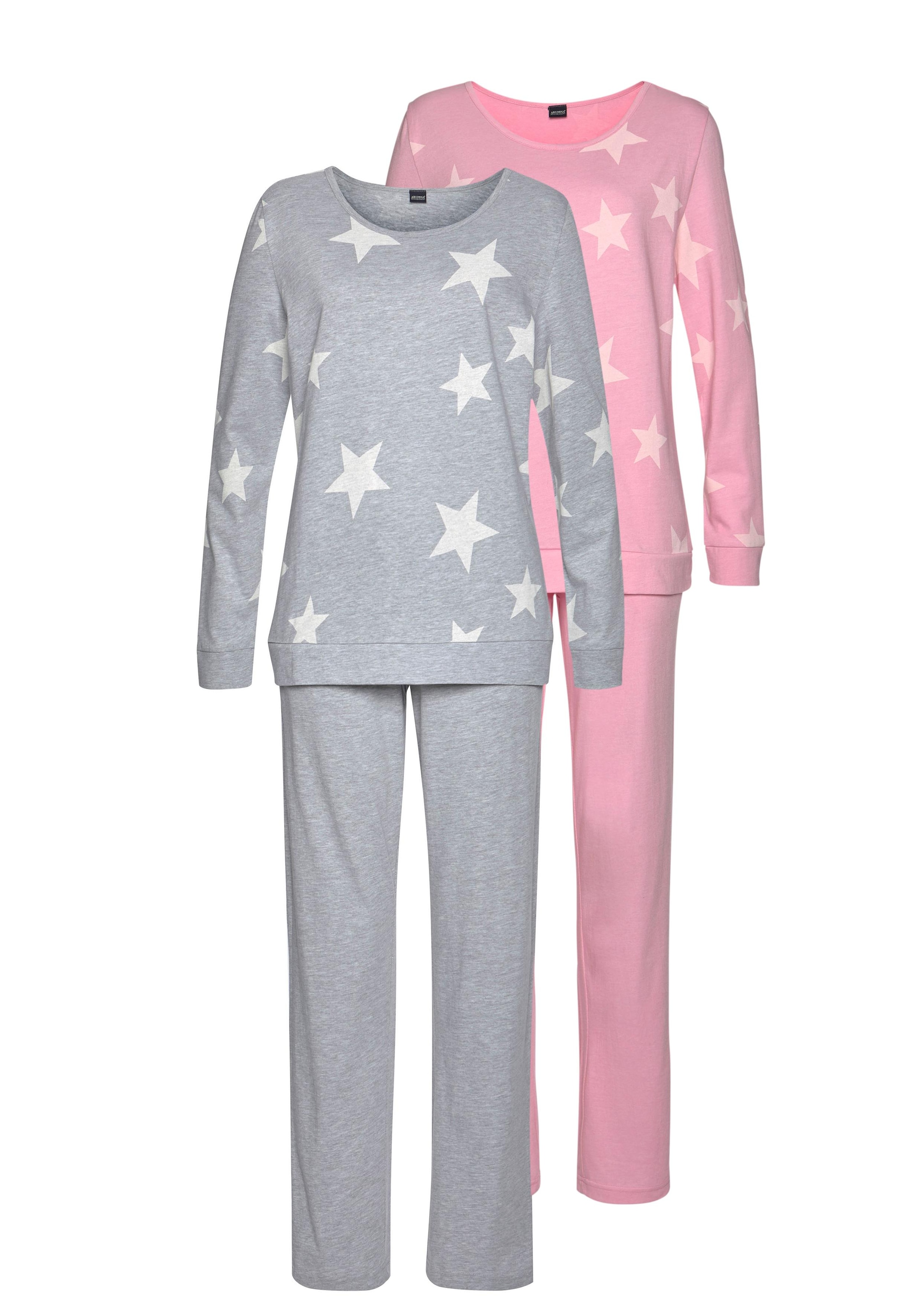 Nachthemd, in melierter & online Optik LASCANA (2er-Pack), Unterwäsche » Bademode, kaufen Sternen Arizona mit Lingerie |