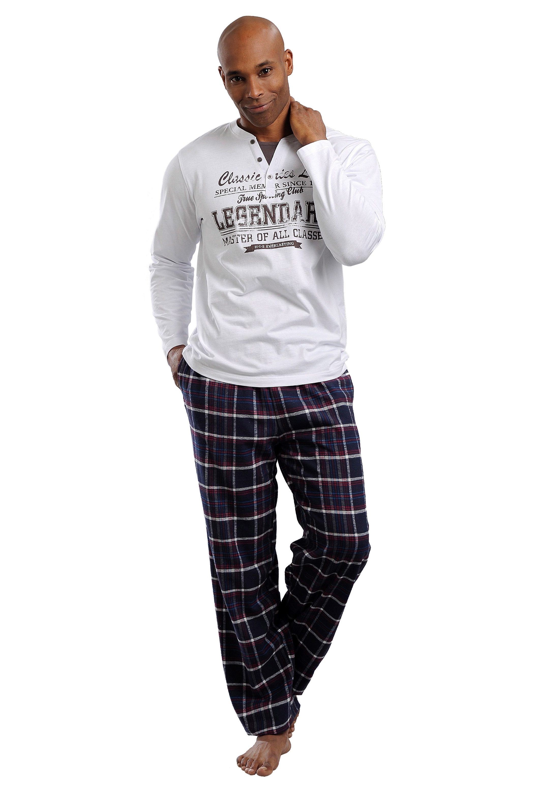 H.I.S Pyjama, (2 tlg., 1 online kaufen Lingerie mit LASCANA Bademode, » & Unterwäsche | Flanellhose Stück)