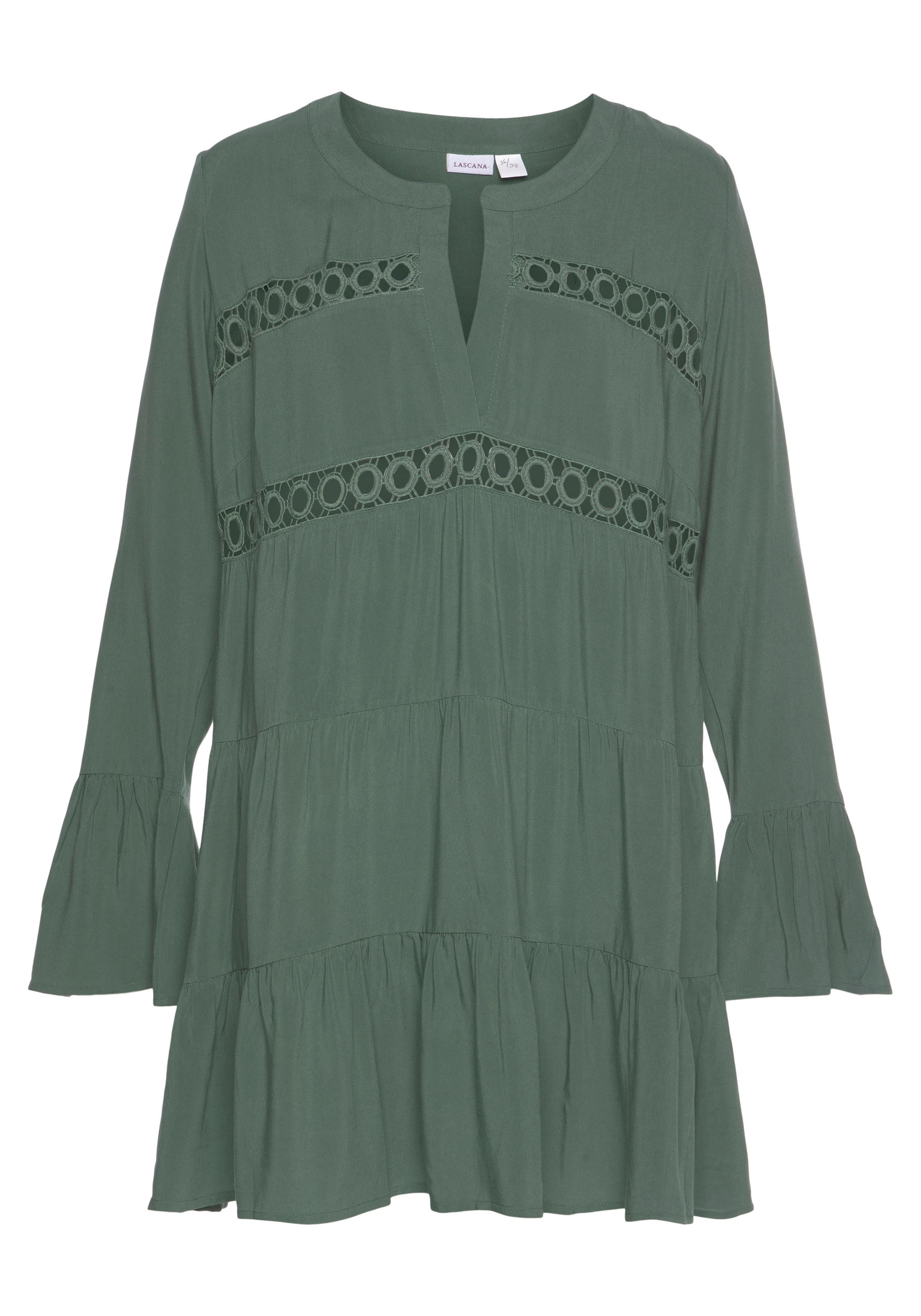 LASCANA Longbluse, mit Spitzeneinsätzen, & LASCANA Blusenkleid, Unterwäsche kaufen | sommerlich Bademode, online Lingerie » Tunika
