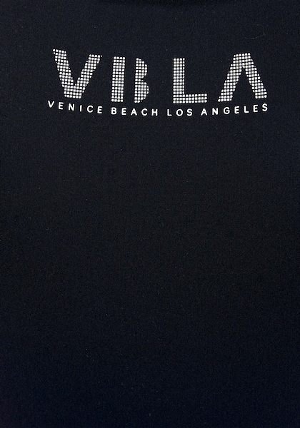 Venice Beach Badeanzug, Mit Logodruck und Colorblocking-Einsätzen